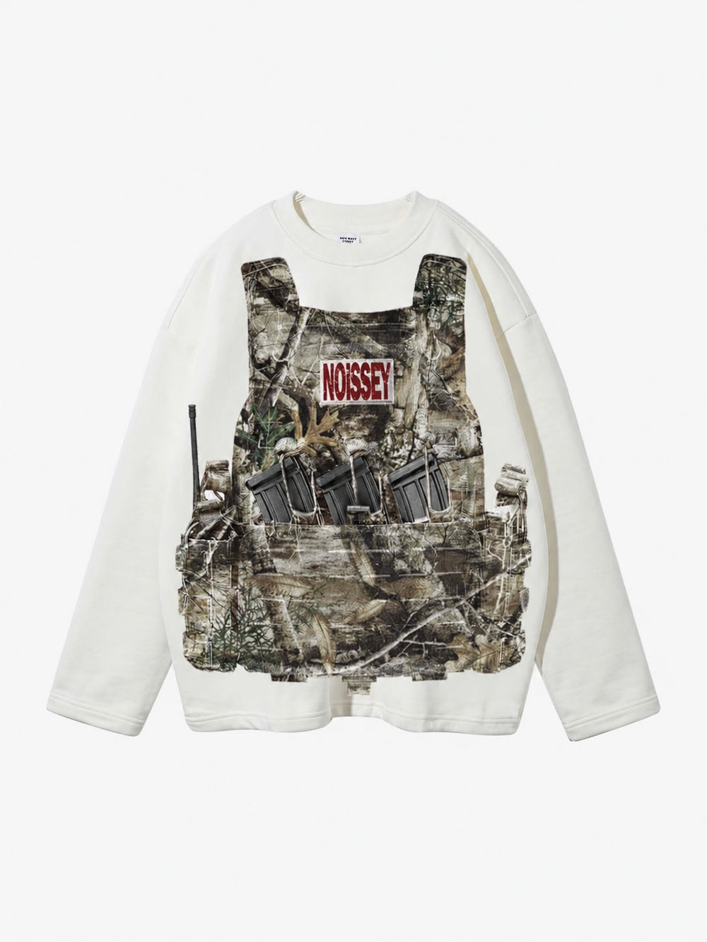 Ahşap Çift Taraflı Unisex Uzun Kollu Tişört
