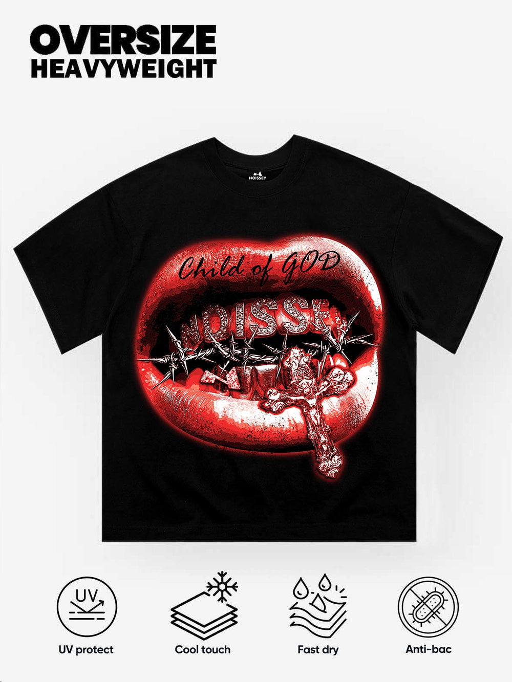 CHILD OF GOD Kırmızı Unisex Tişört
