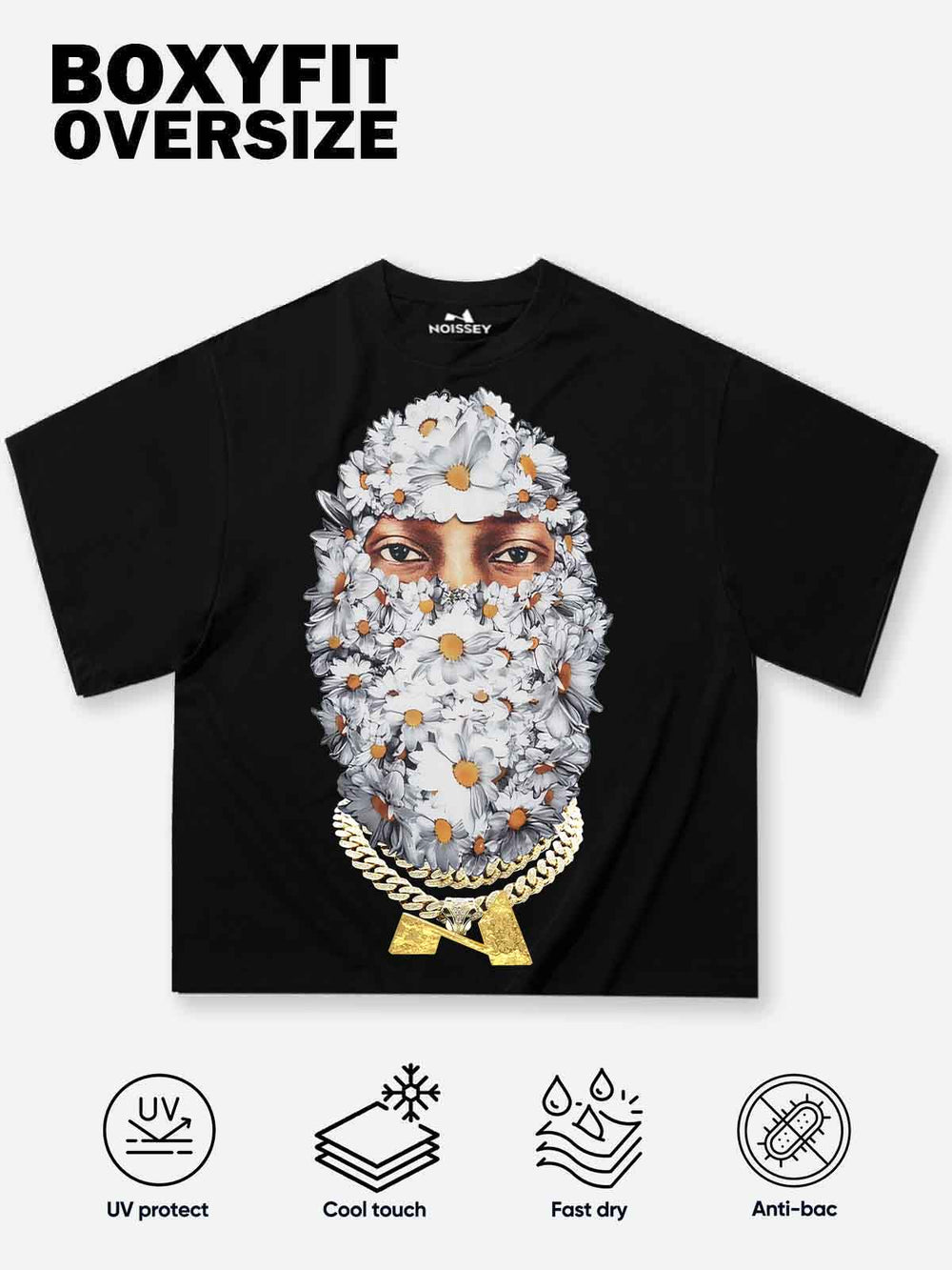Papatya Maske Unisex Tişört
