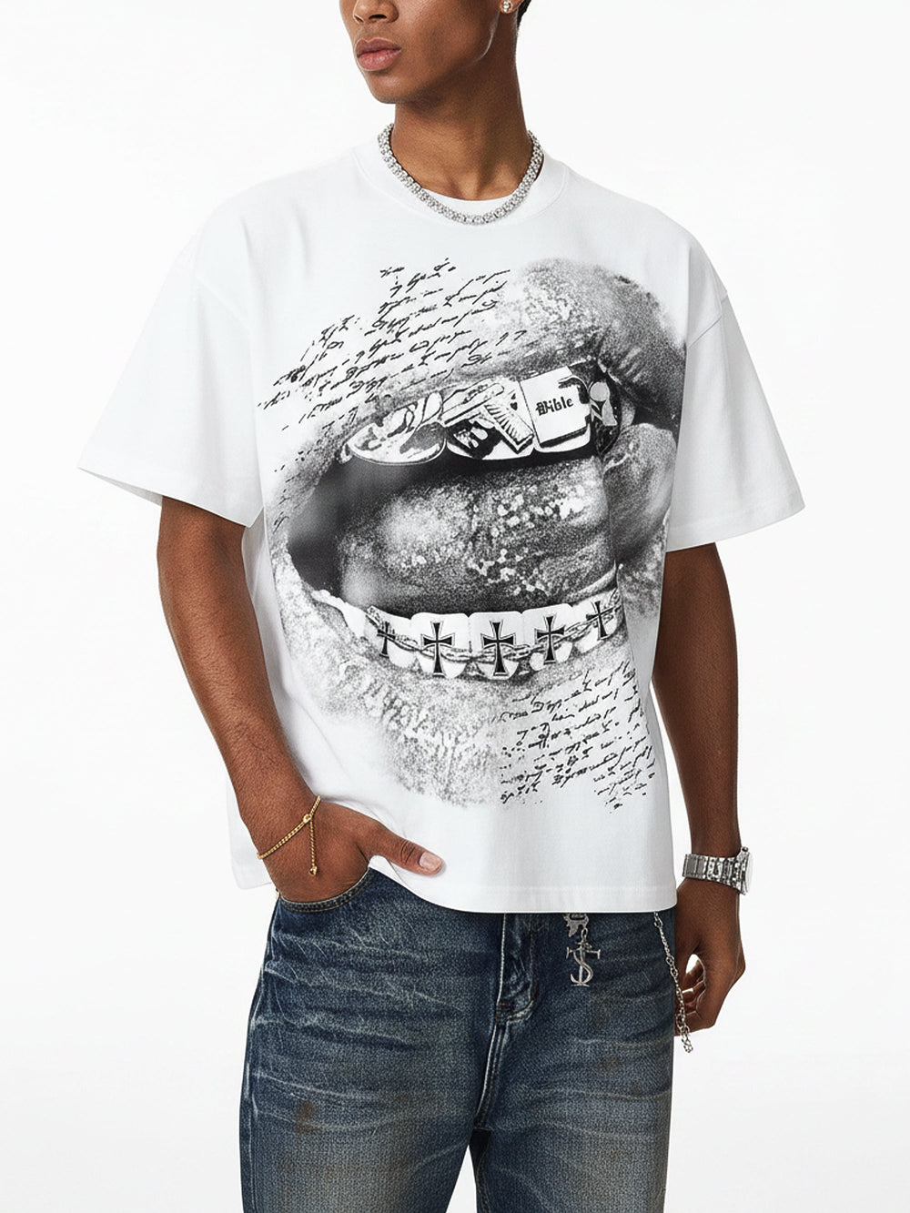 Sacred Desires Beyaz Unisex Tişört