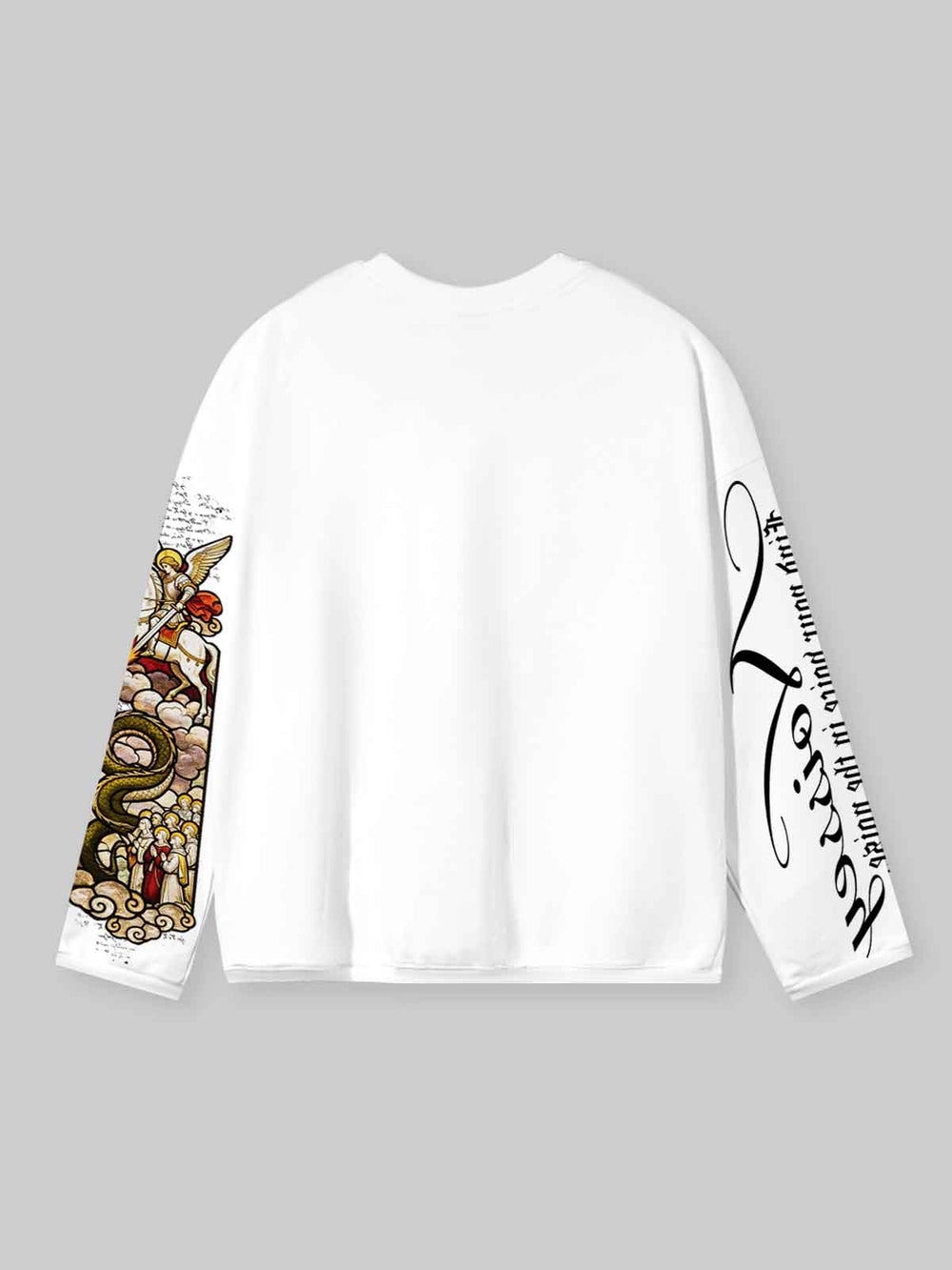 Saint Michael Unisex Uzun Kollu Tişört