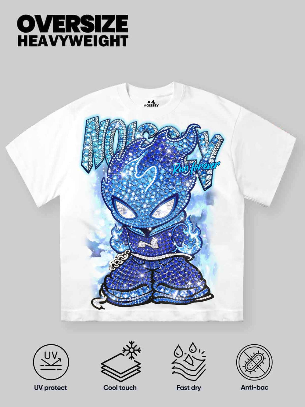 BLUE ICE FLAME Unisex Tişört