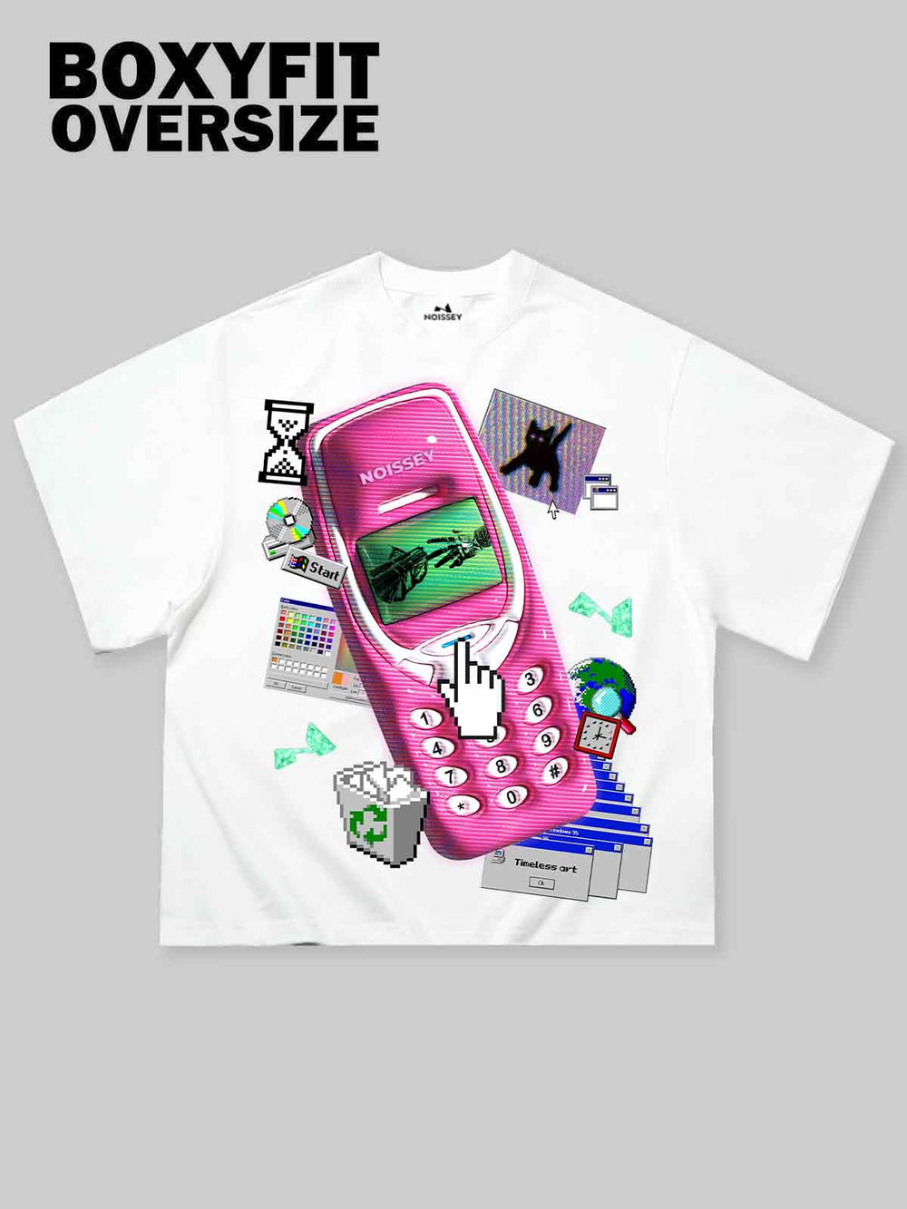 Timeless Art Beyaz Unisex Tişört