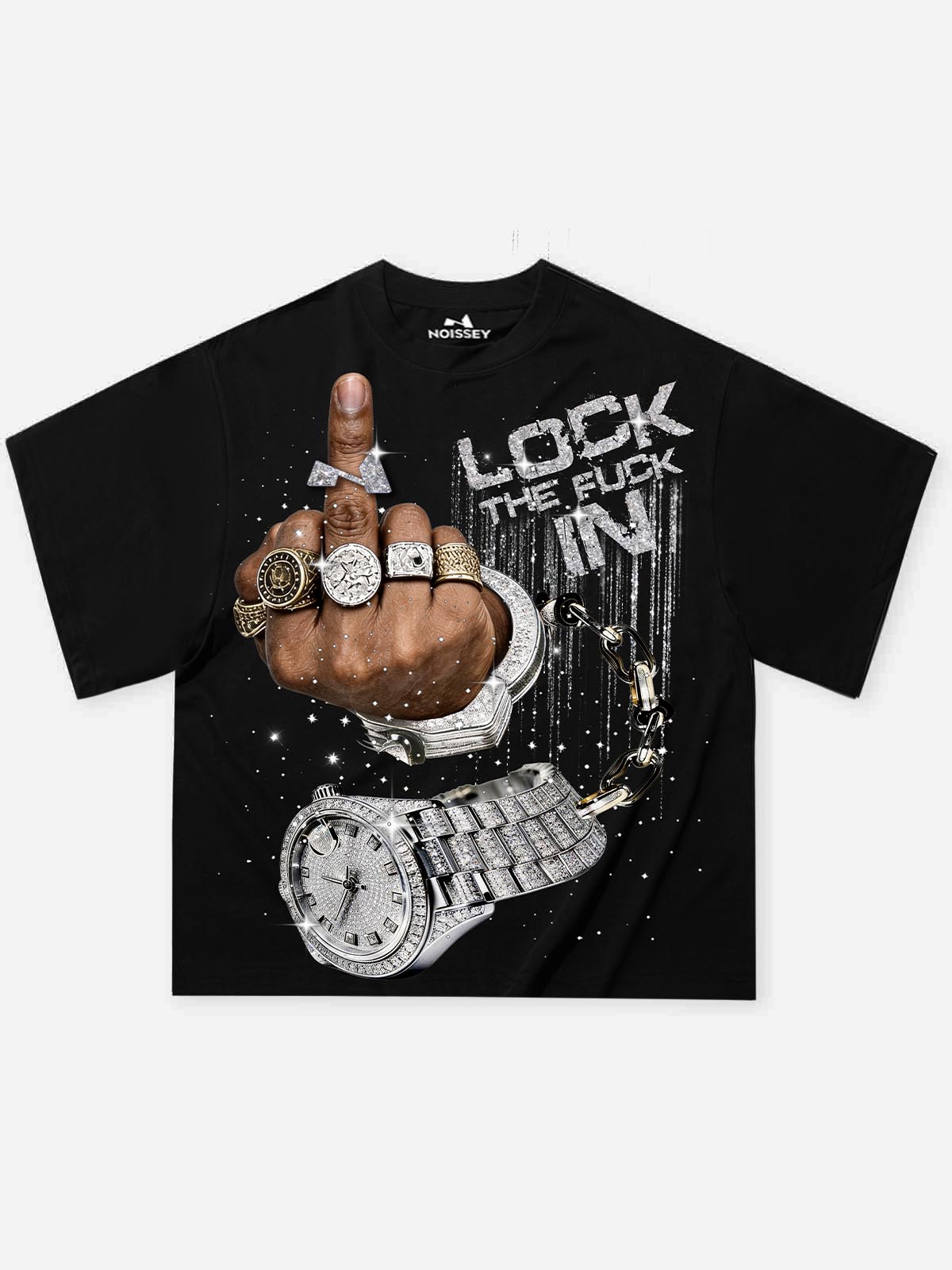 LOCK THE FUCK IN Unisex Tişört