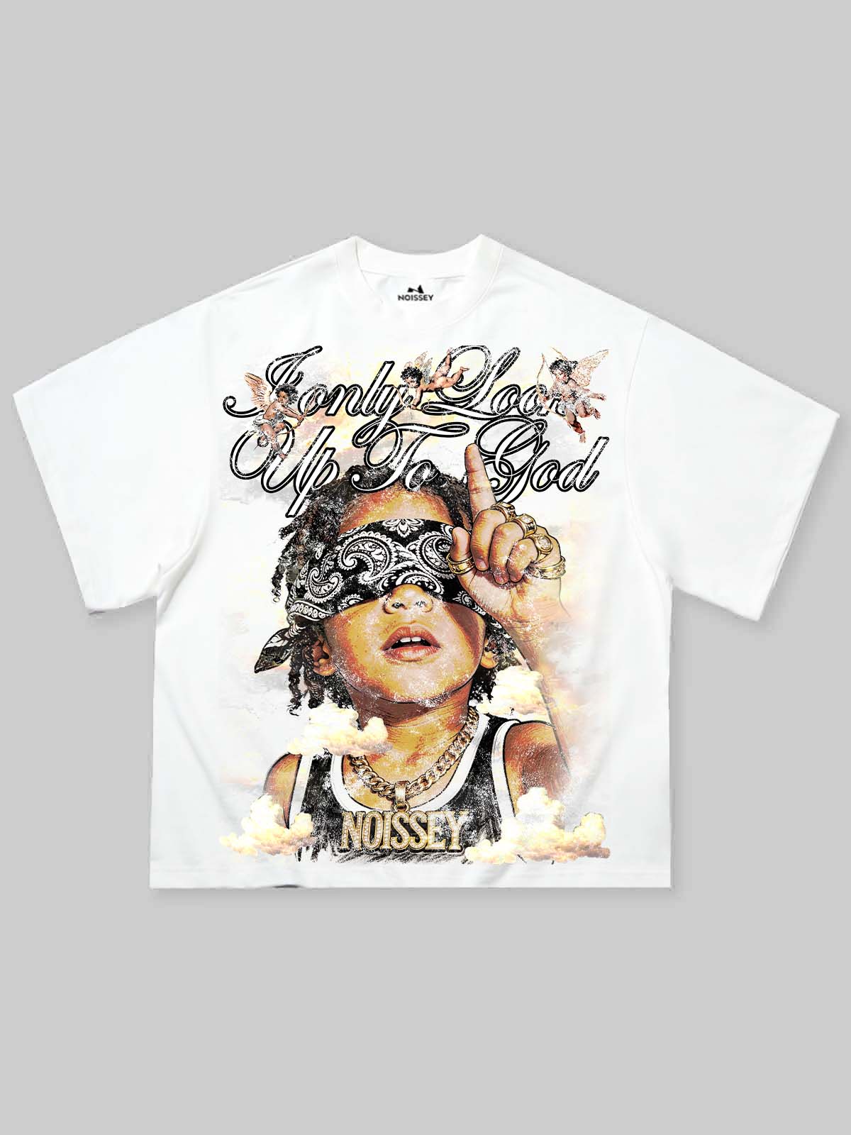 ONLY GOD Beyaz Unisex Tişört