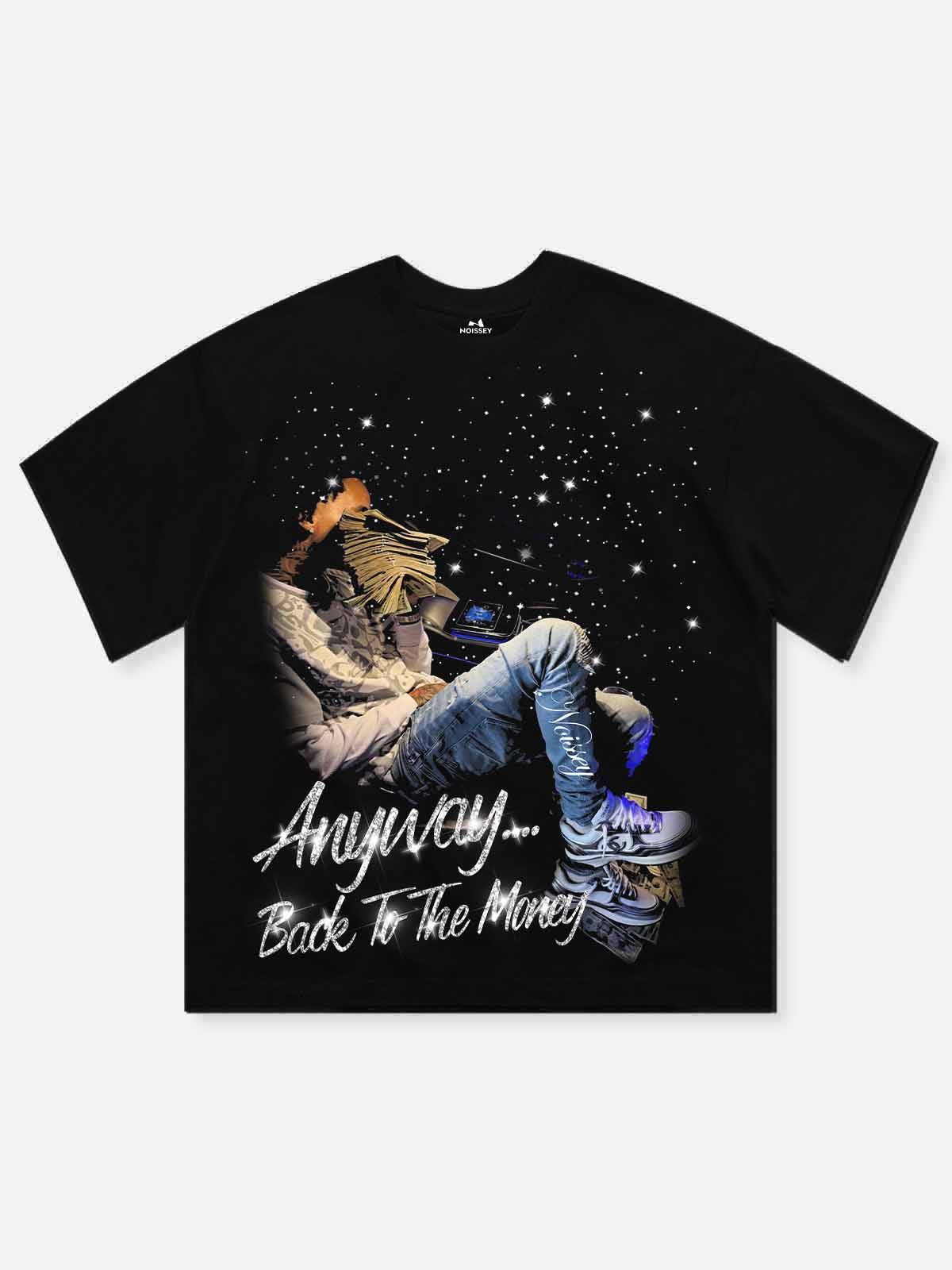 Starry Reverie Siyah Unisex Tişört