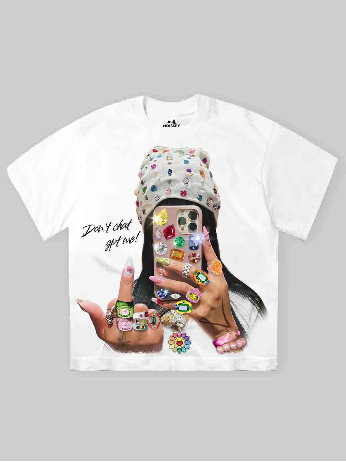 Don't ChatGPT Me Beyaz Unisex Tişört