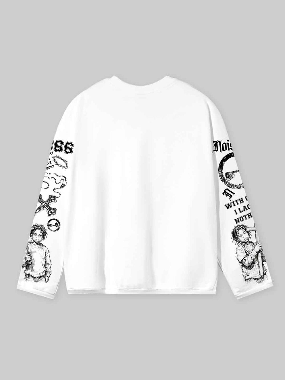 Child of God Beyaz Unisex Uzun Kollu Tişört