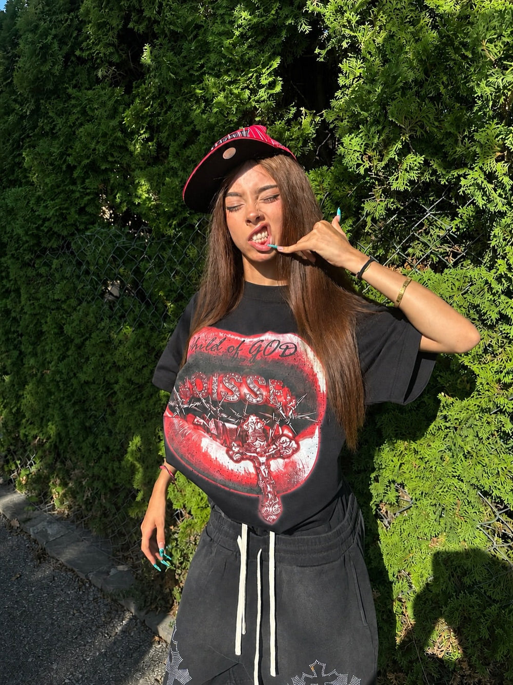 CHILD OF GOD Kırmızı Unisex Tişört