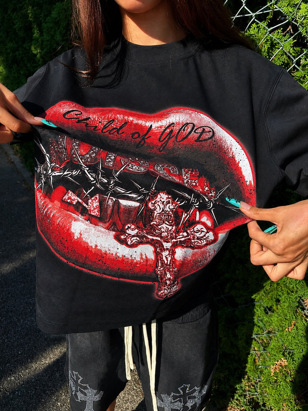 CHILD OF GOD Kırmızı Unisex Tişört