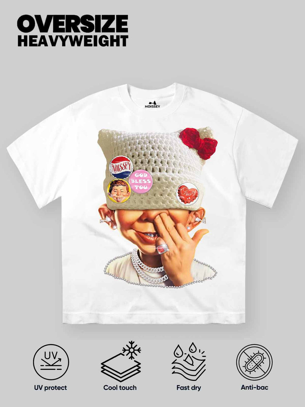 Bad Boy Tığ İşi Bere Unisex Tişört