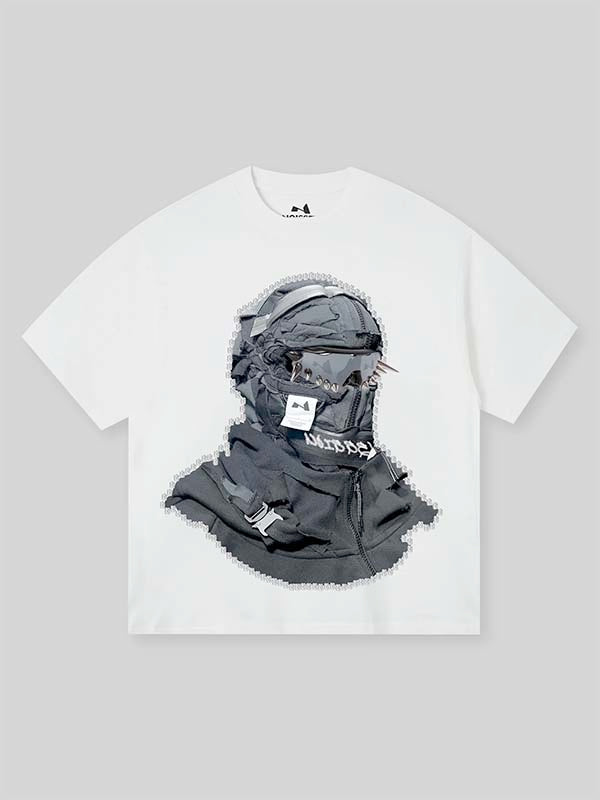 Motion Back Siyah Kolaj Unisex Tişört