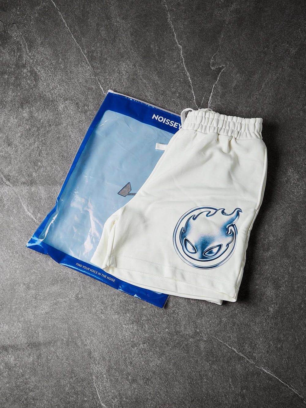 Termal Ateş Beyaz Unisex Şort