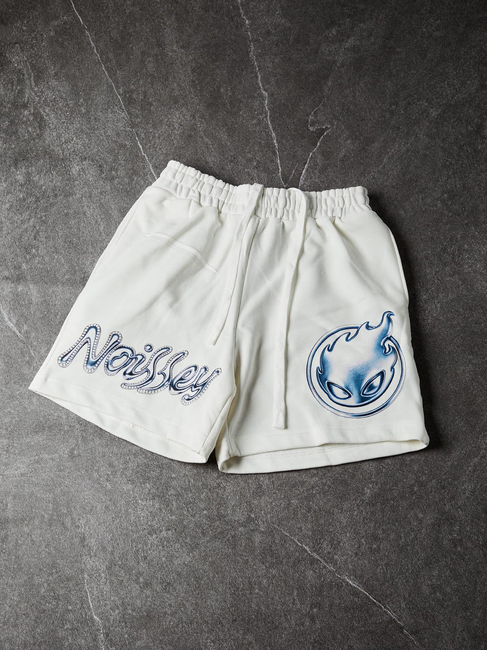 Termal Ateş Beyaz Unisex Şort