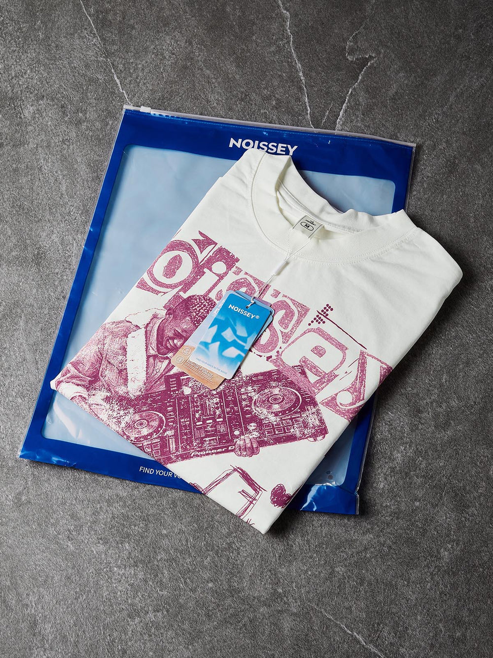 Sesini Bul Beyaz Unisex Tişört