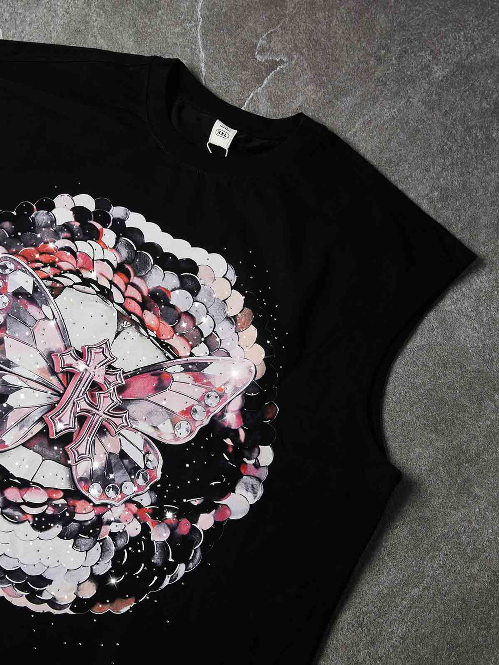 Pink Butterfly Unisex Atlet