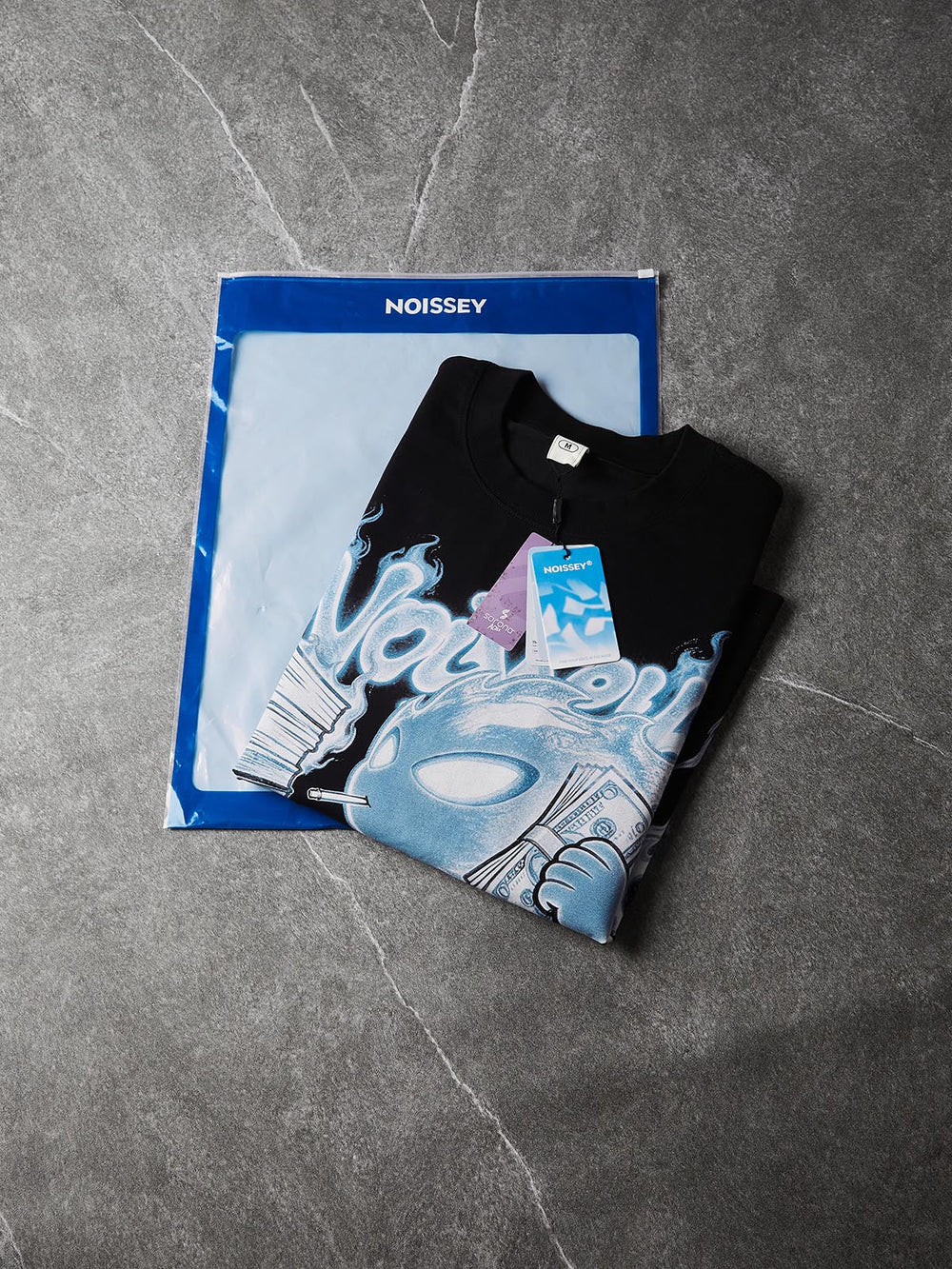 Money Flame Boy Siyah Unisex Tişört