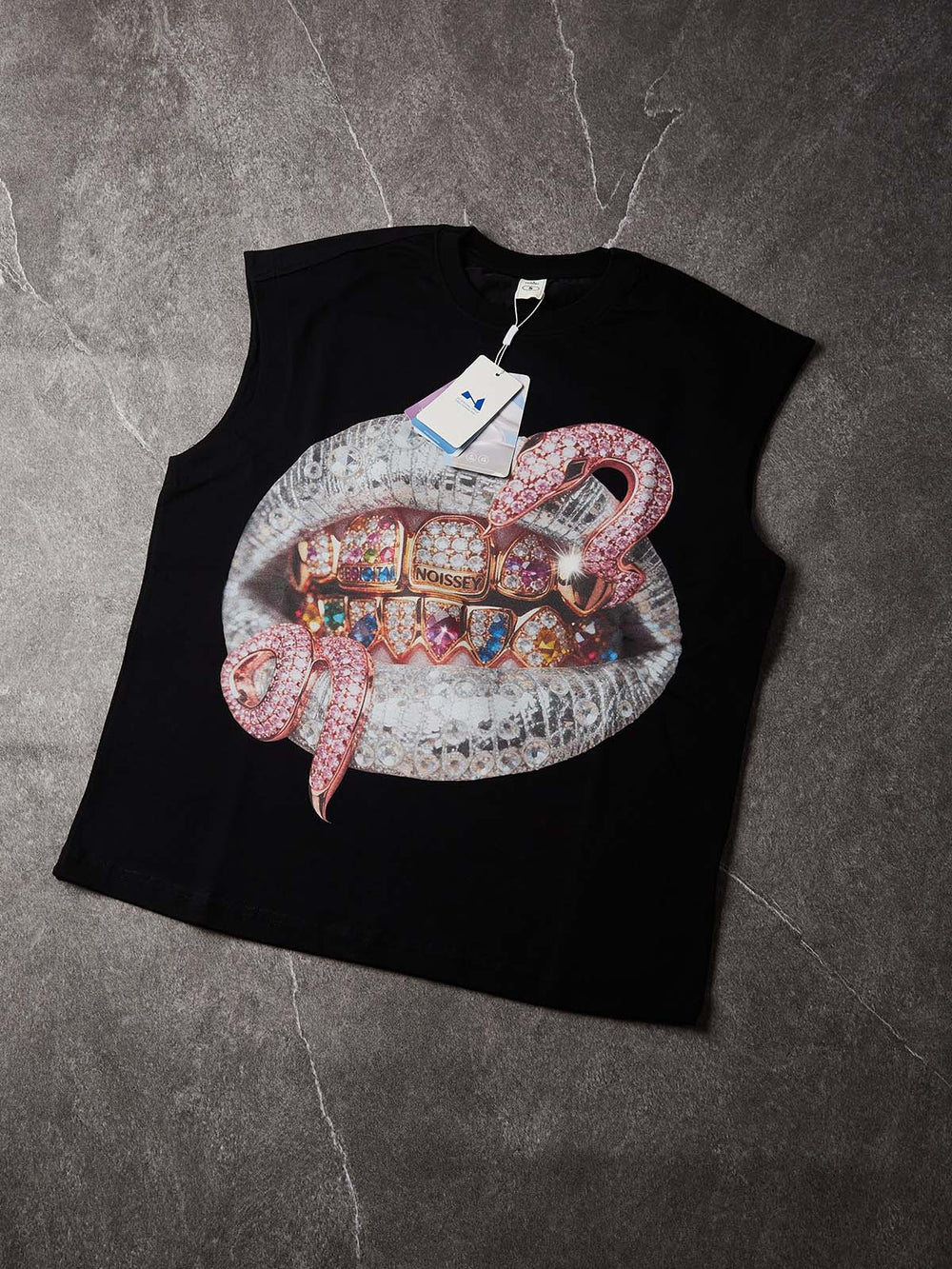 Pink Snake Lips Siyah Unisex Atlet
