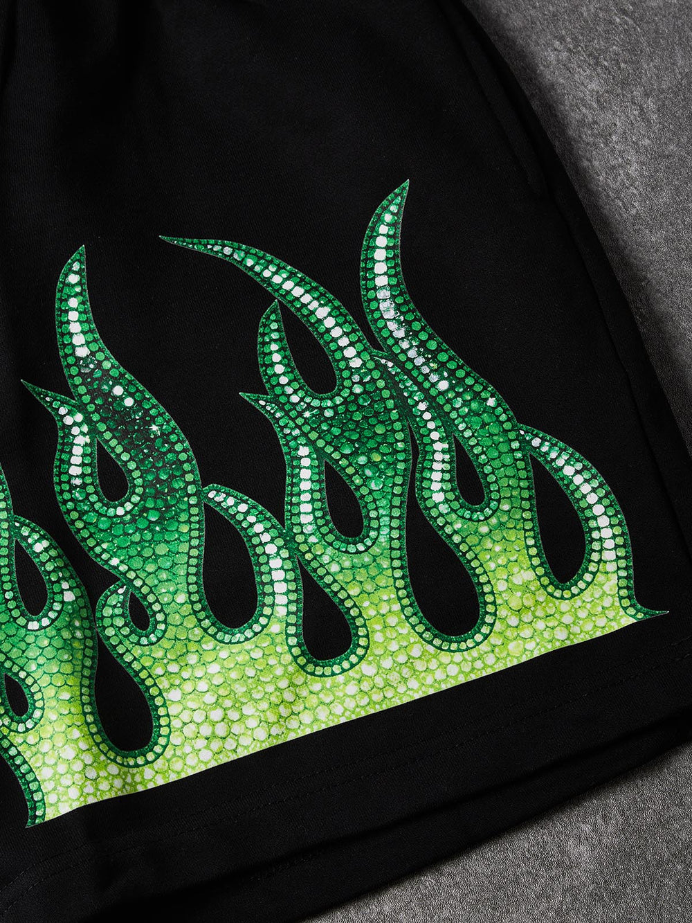 VENOM-FLAME Siyah Unisex Şort