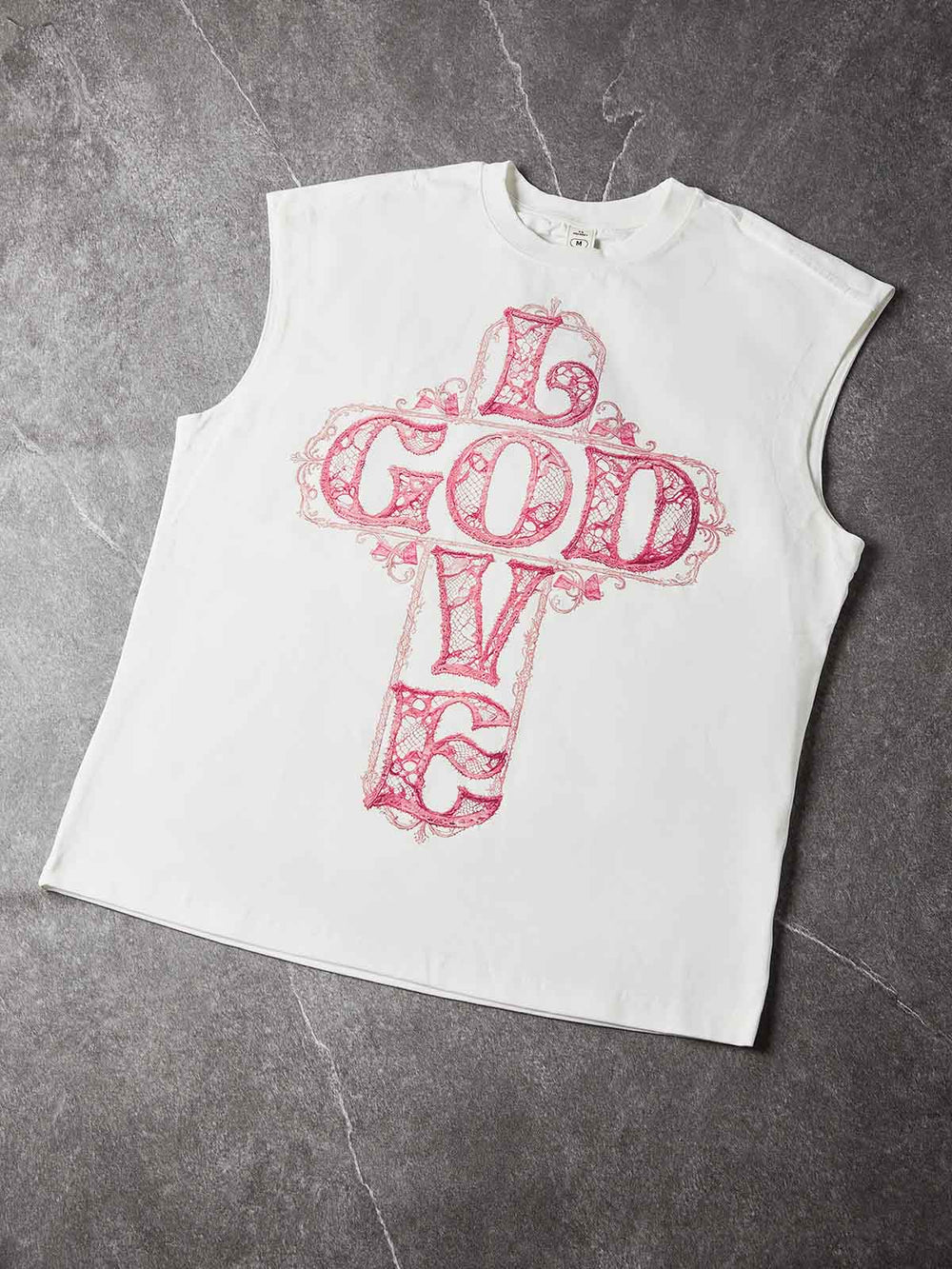 GOD IS LOVE Beyaz Unisex Atlet