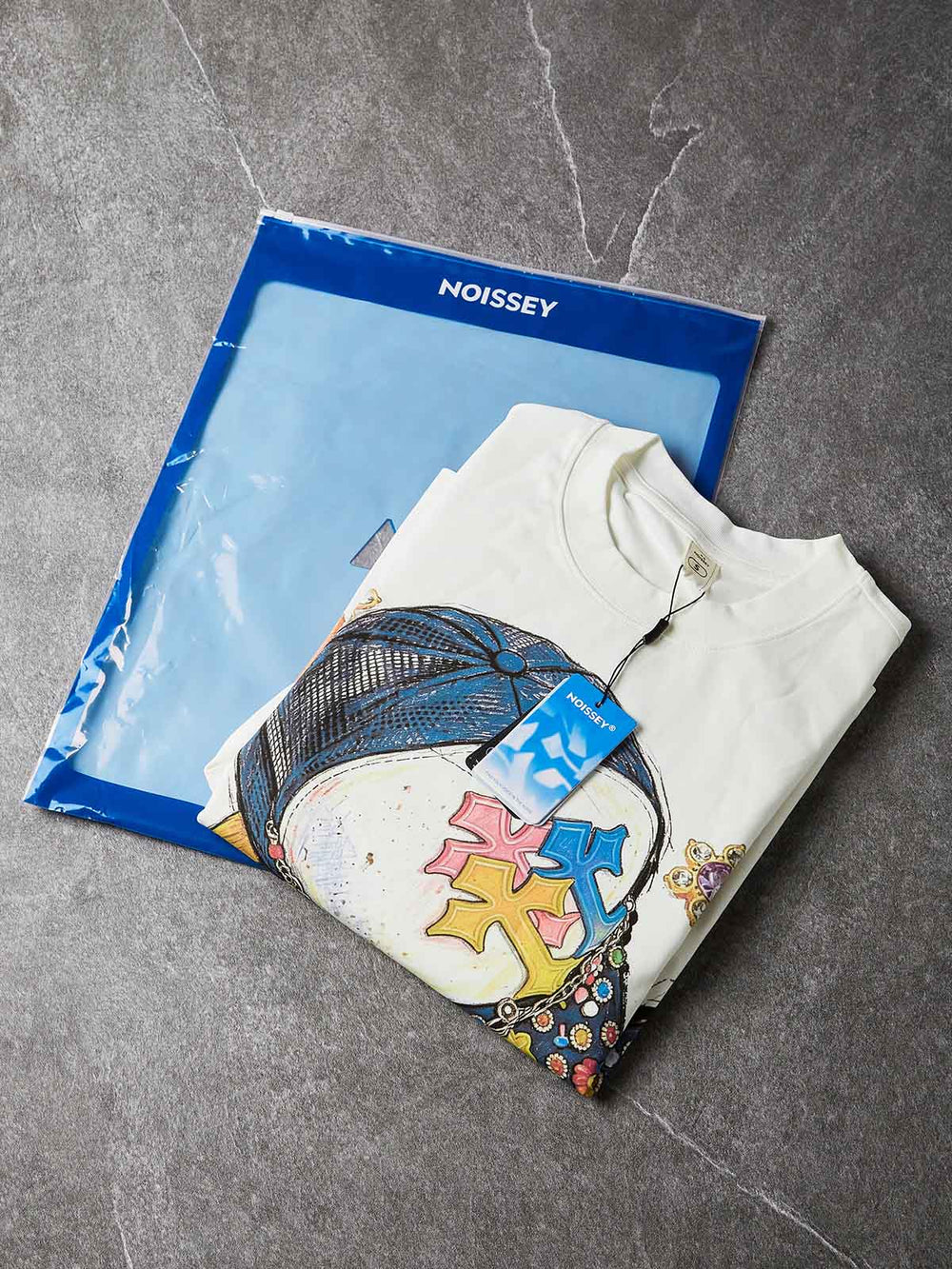 Mücevherli Hip Hop Şapka Unisex Uzun Kollu Tişört