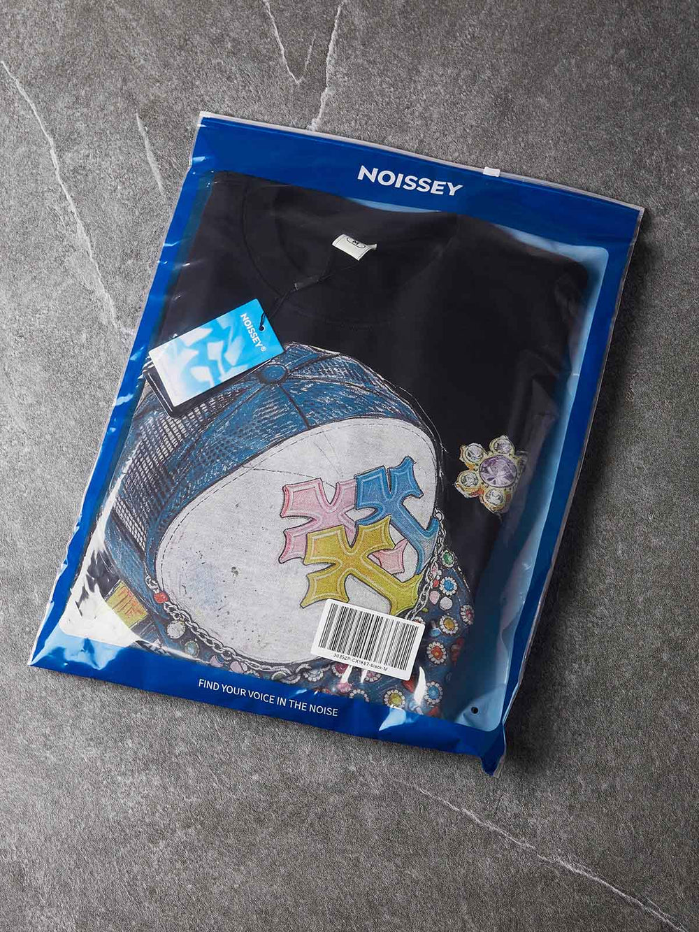 Mücevherli Hip Hop Şapka Unisex Uzun Kollu Tişört