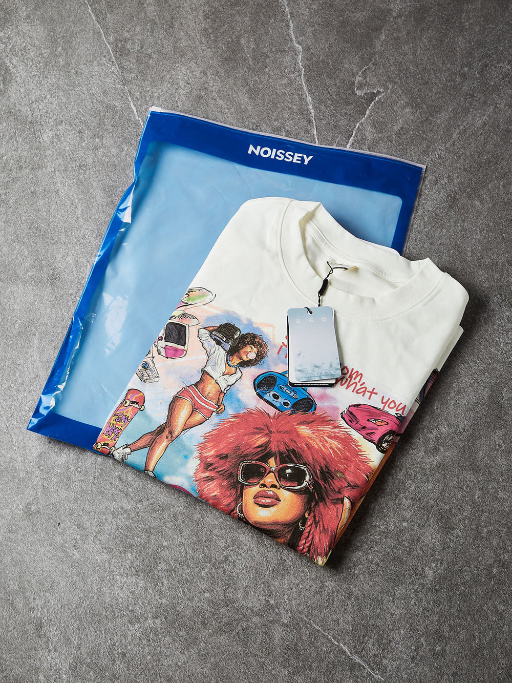 Retro Kadın Portre Unisex Uzun Kollu Tişört