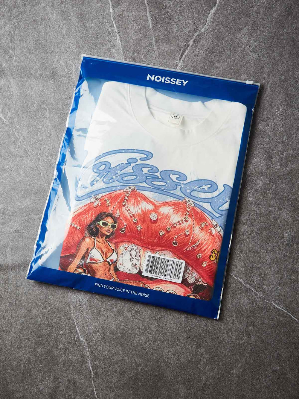 Grafiti Bikini Kız Beyaz Unisex Tişört