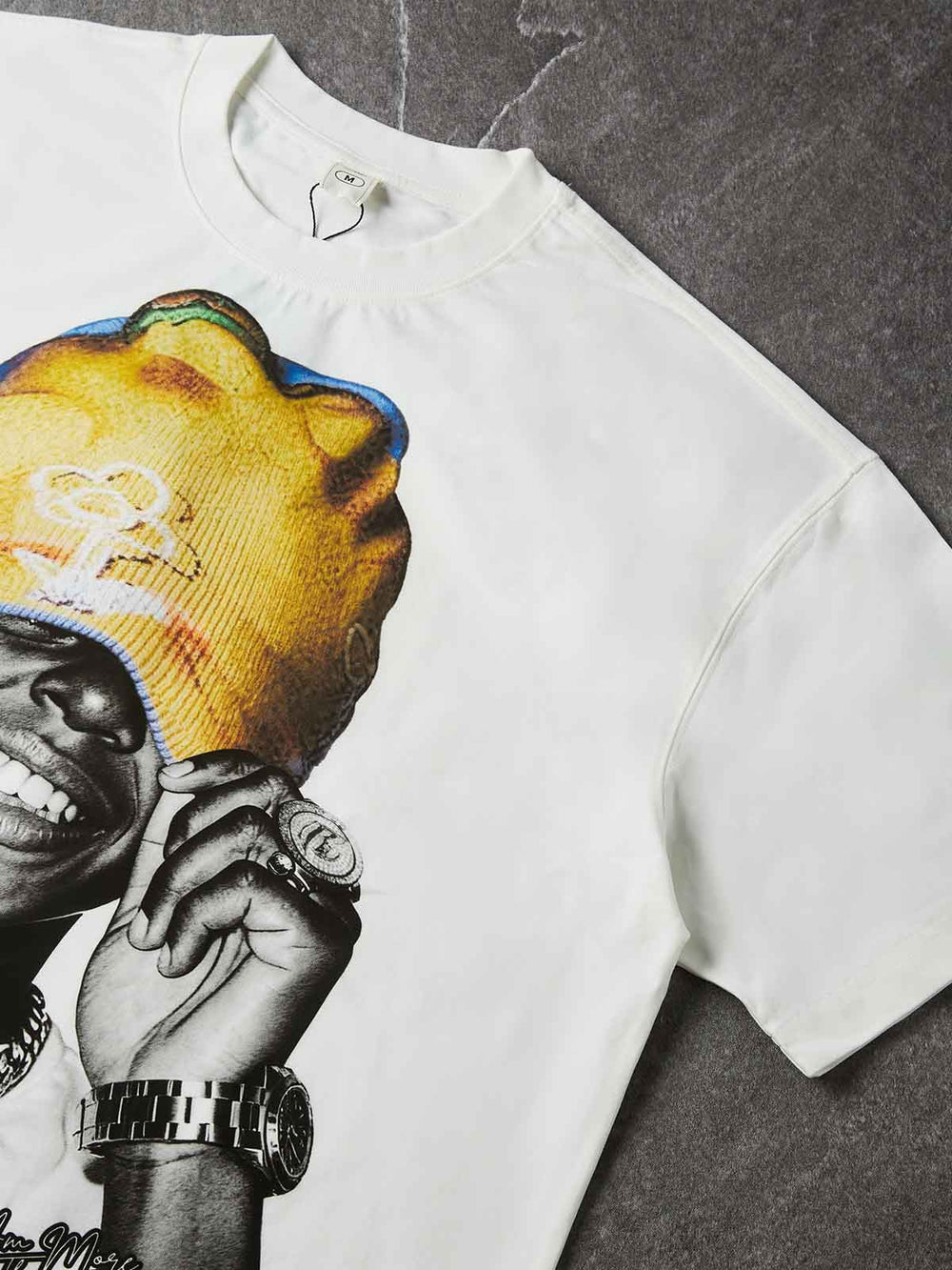 Örme Bereli Çocuk Beyaz Unisex Tişört