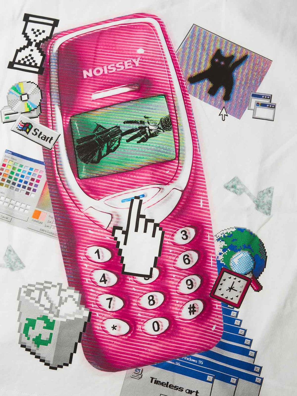 Timeless Art Beyaz Unisex Tişört