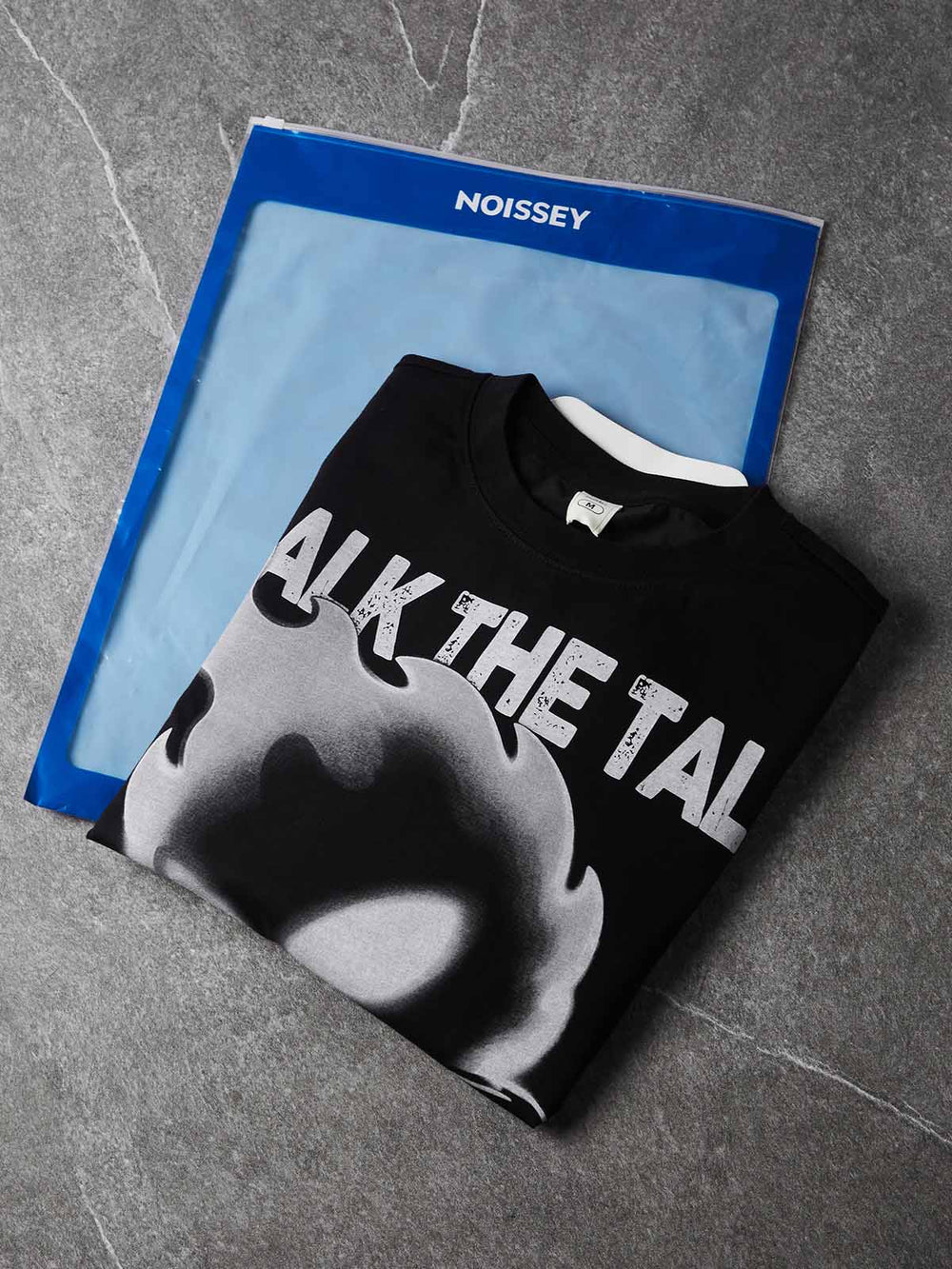 WALK THE TALK Siyah Unisex Uzun Kollu Tişört