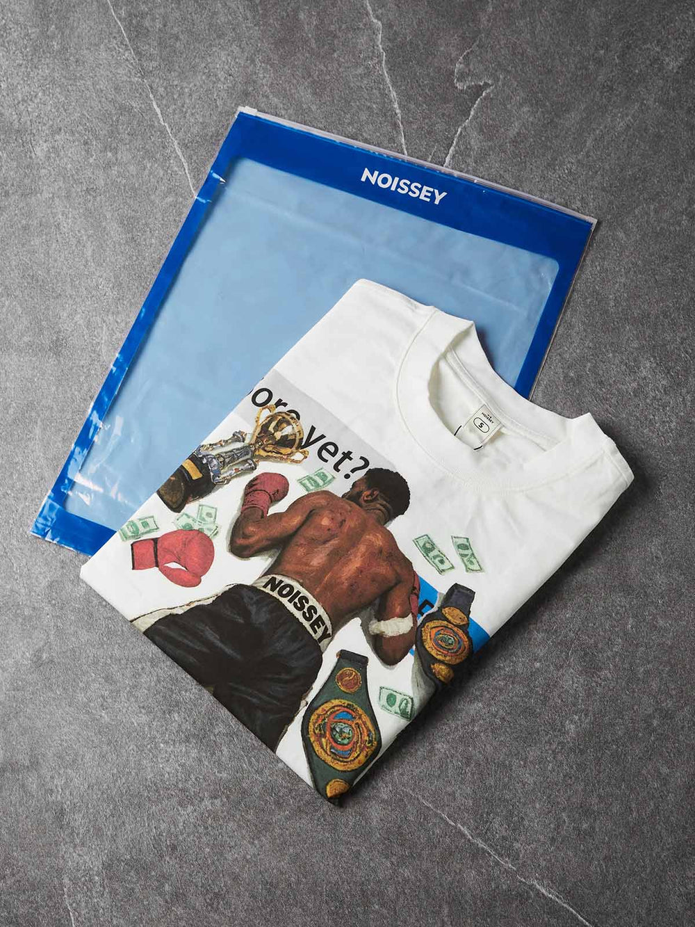 Boks Şampiyonu Beyaz Unisex Tişört