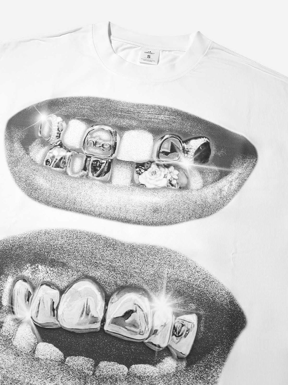 Retro Siyah Grillz Unisex Tişört