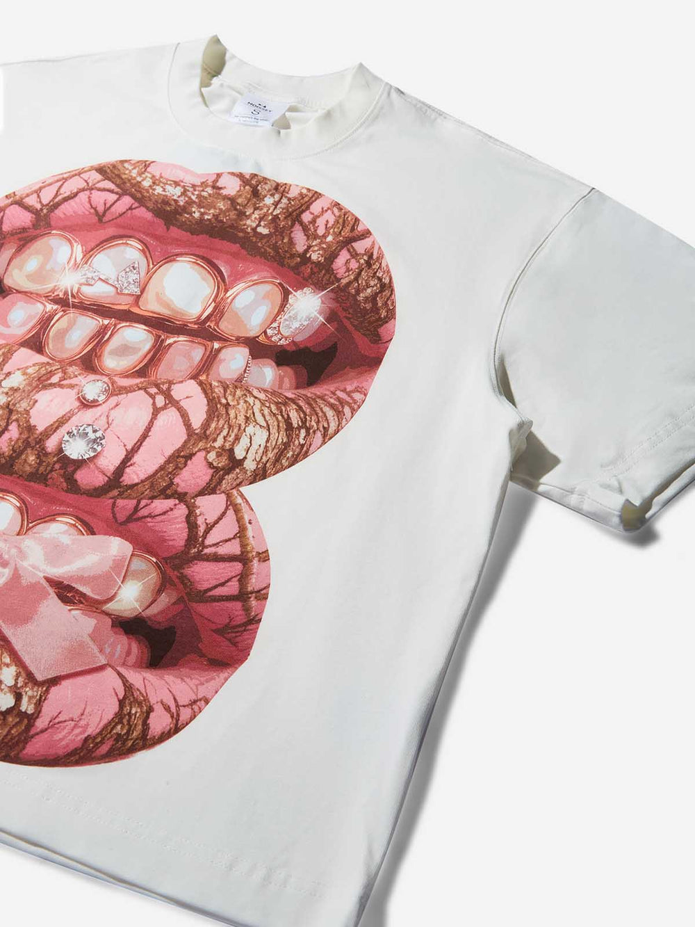 Pembe İnci Grillz Unisex Tişört