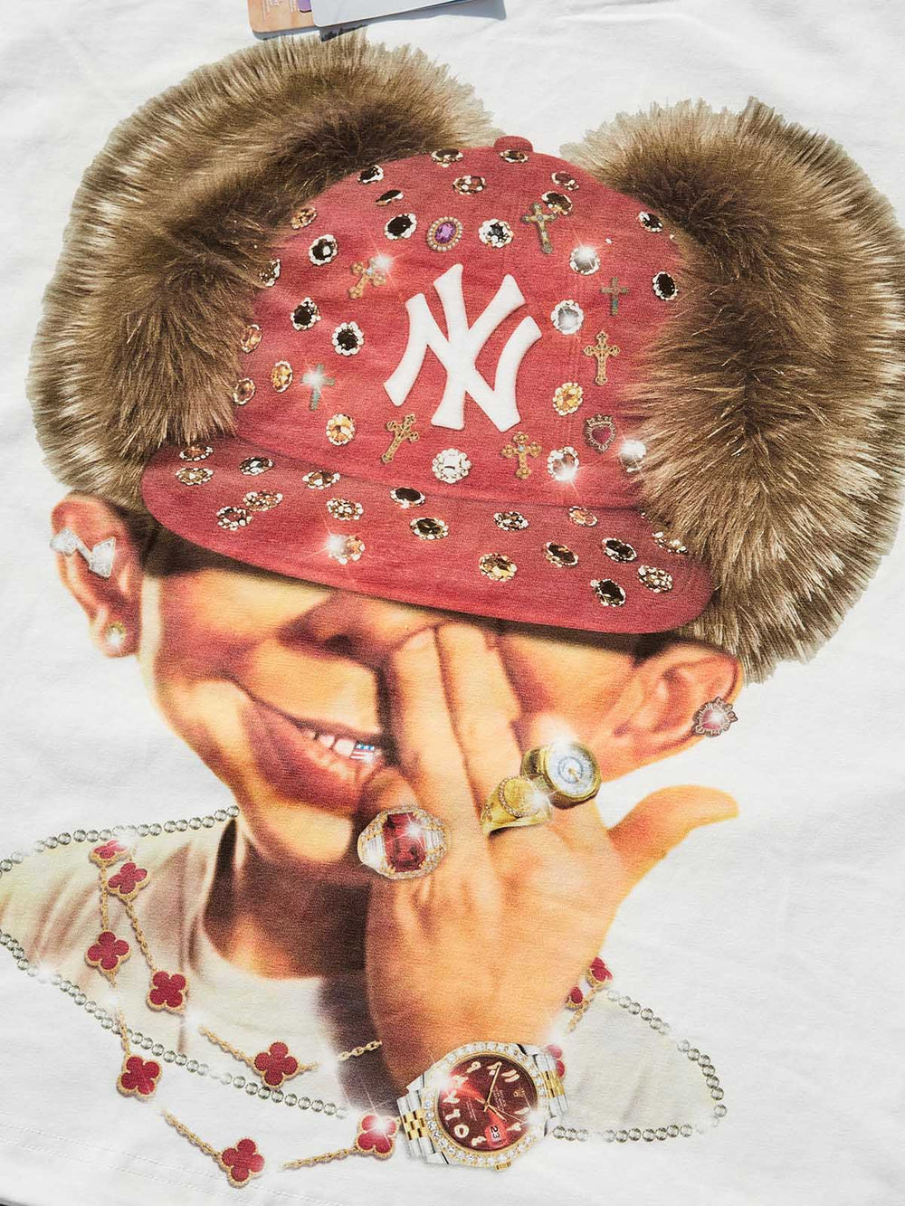 Bad Boy Kırmızı Bere Unisex Tişört