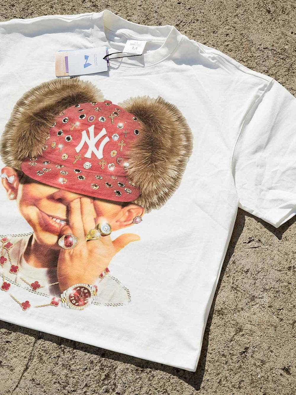 Bad Boy Kırmızı Bere Unisex Tişört