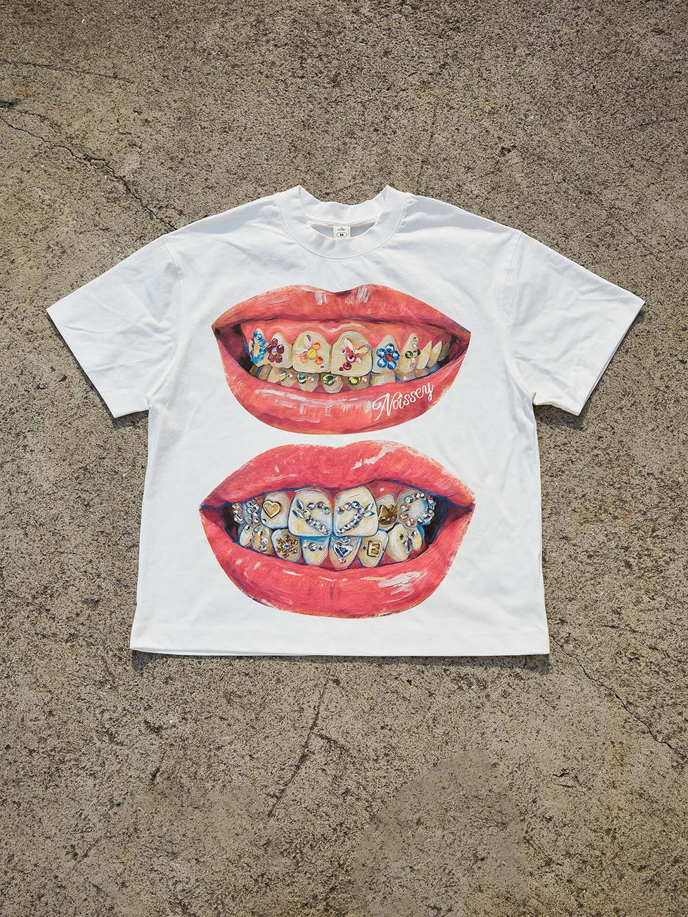Iced Out Çizim Grillz Unisex Tişört