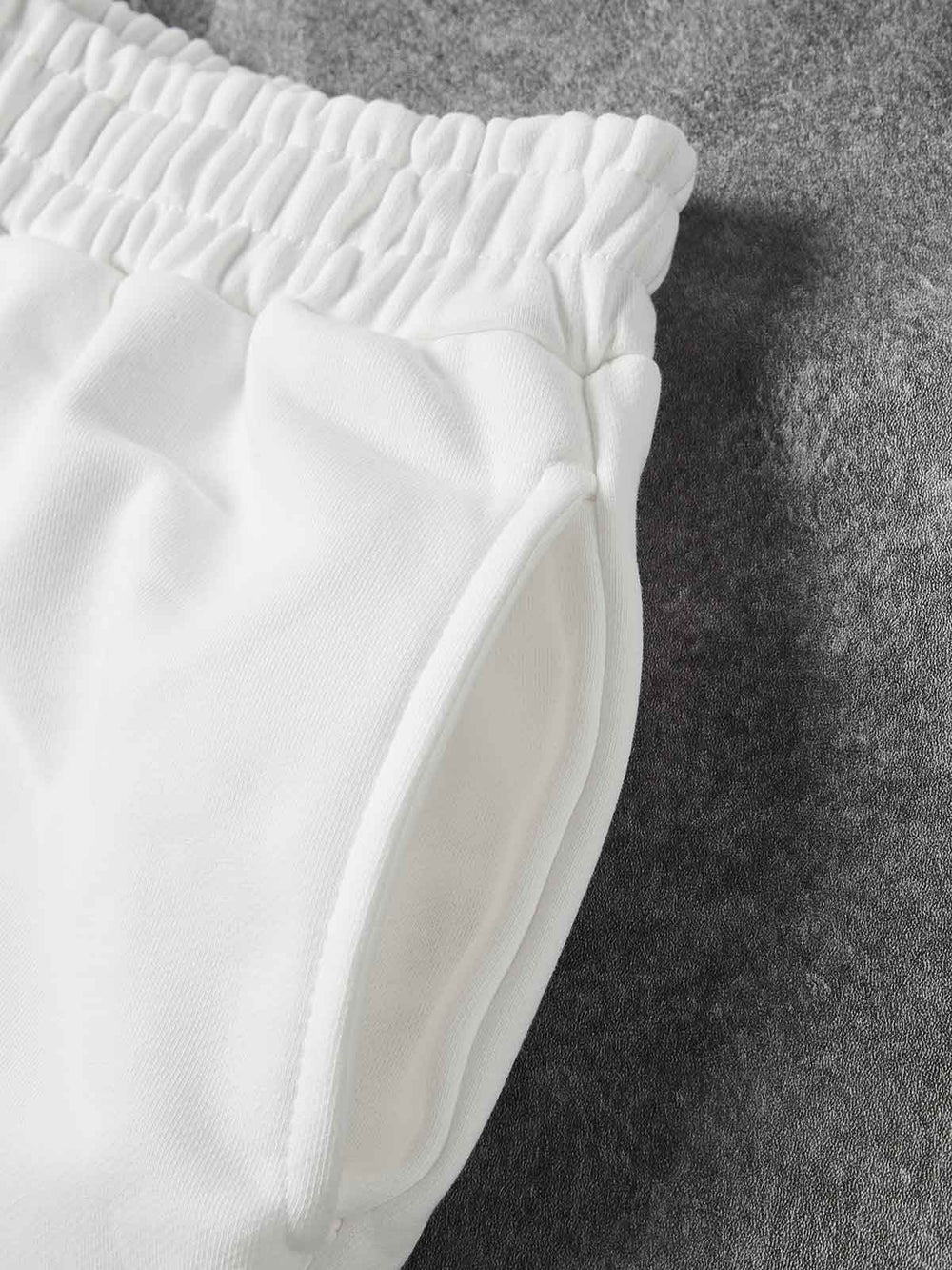 ICE FLAME Beyaz Unisex Şort