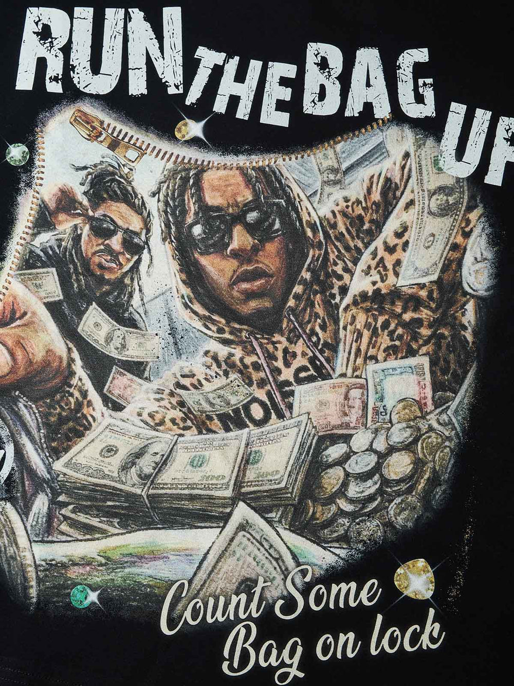 RUN THE BAG UP Unisex Tişört
