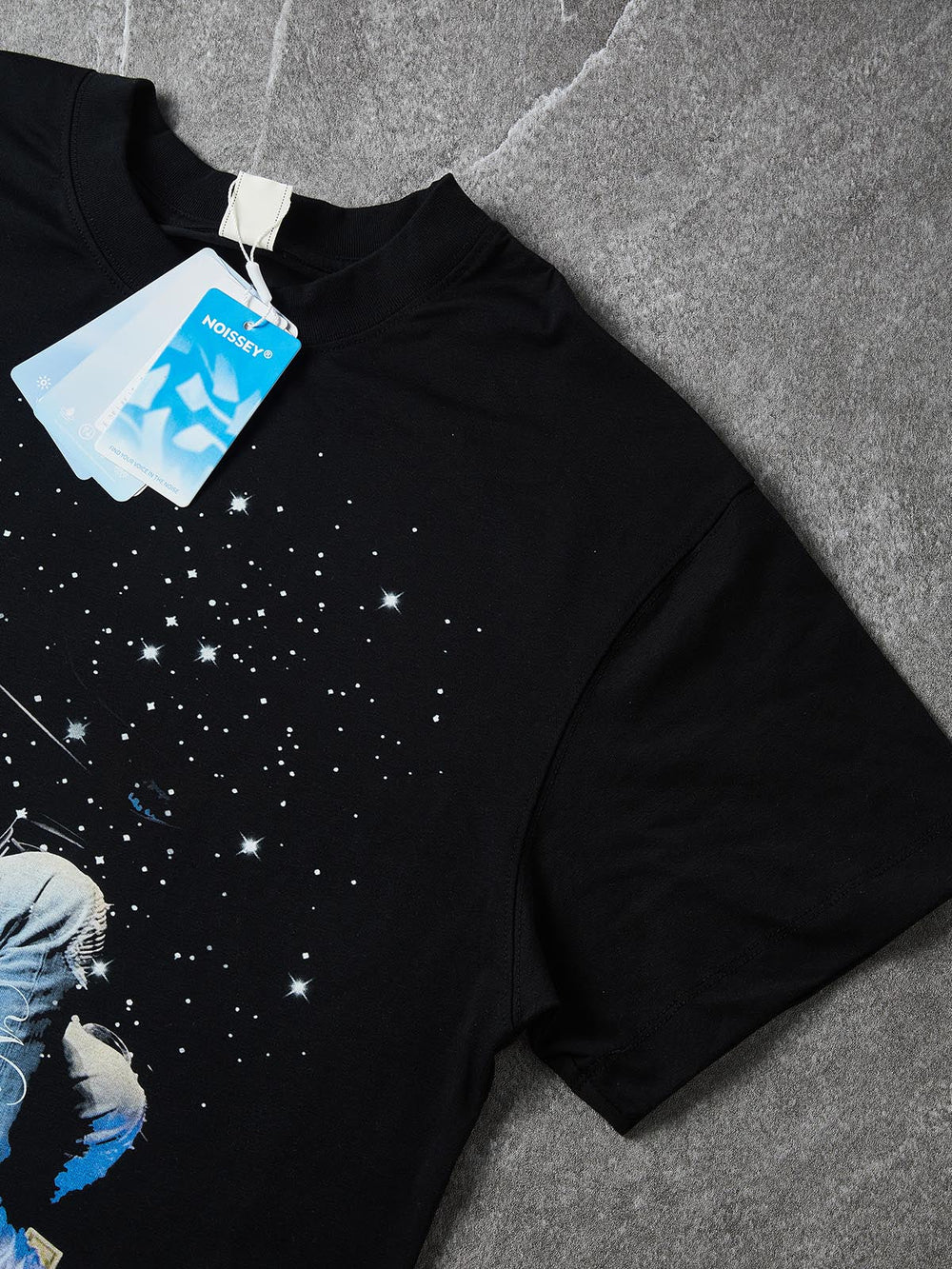 Starry Reverie Siyah Unisex Tişört