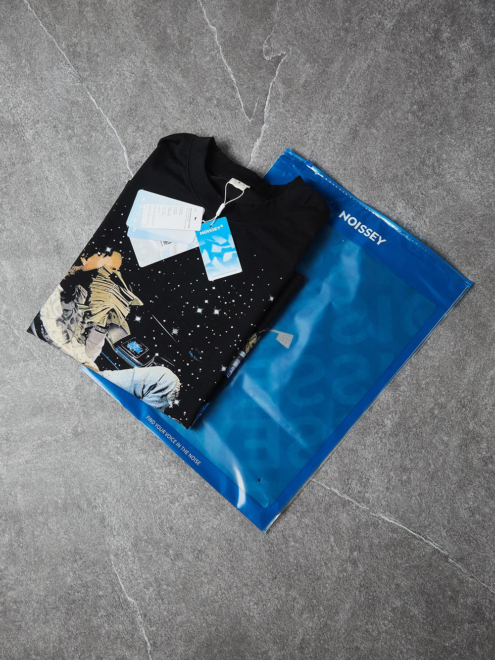 Starry Reverie Siyah Unisex Tişört