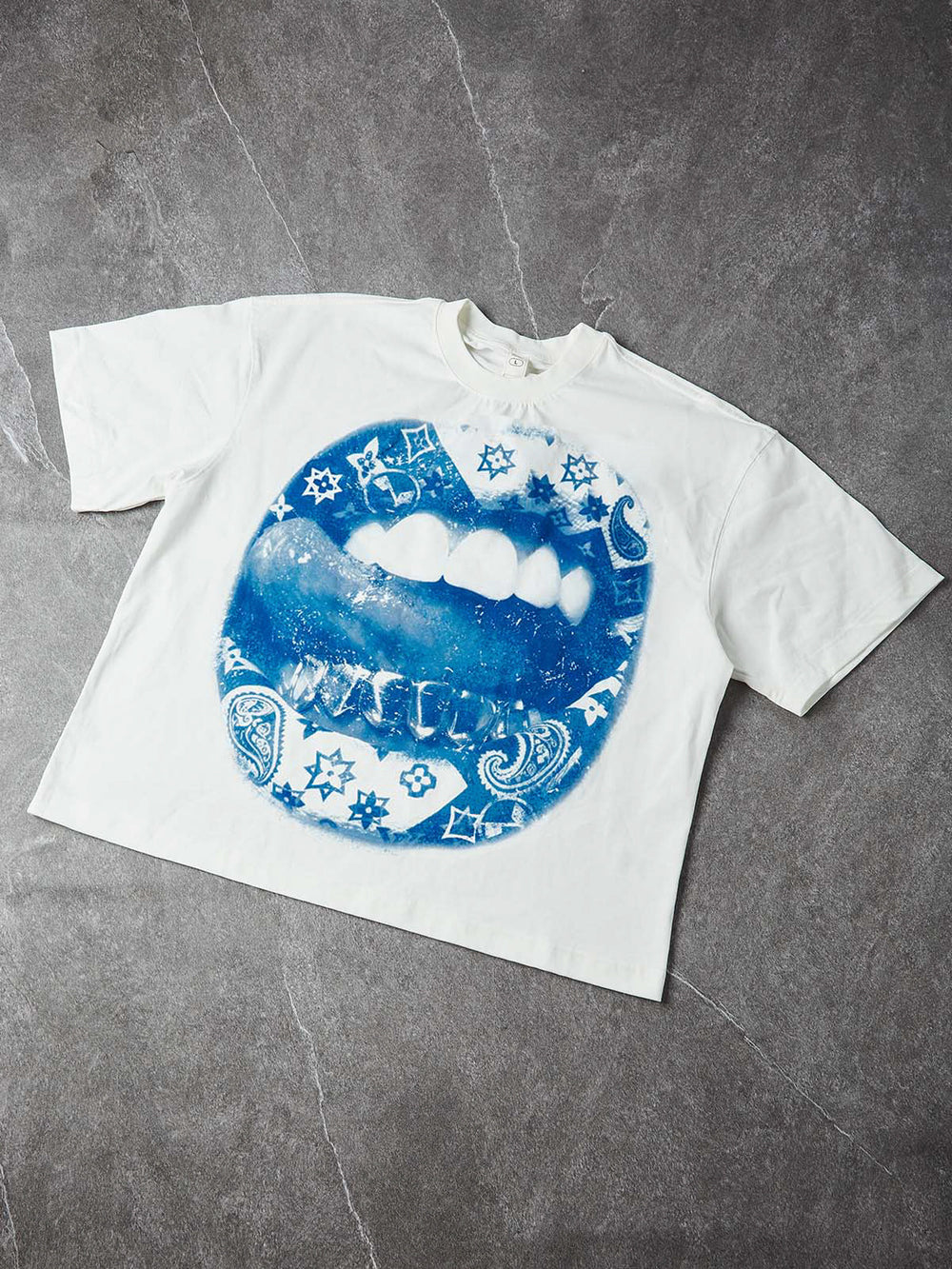 Mavi Bandana Grillz Unisex Tişört