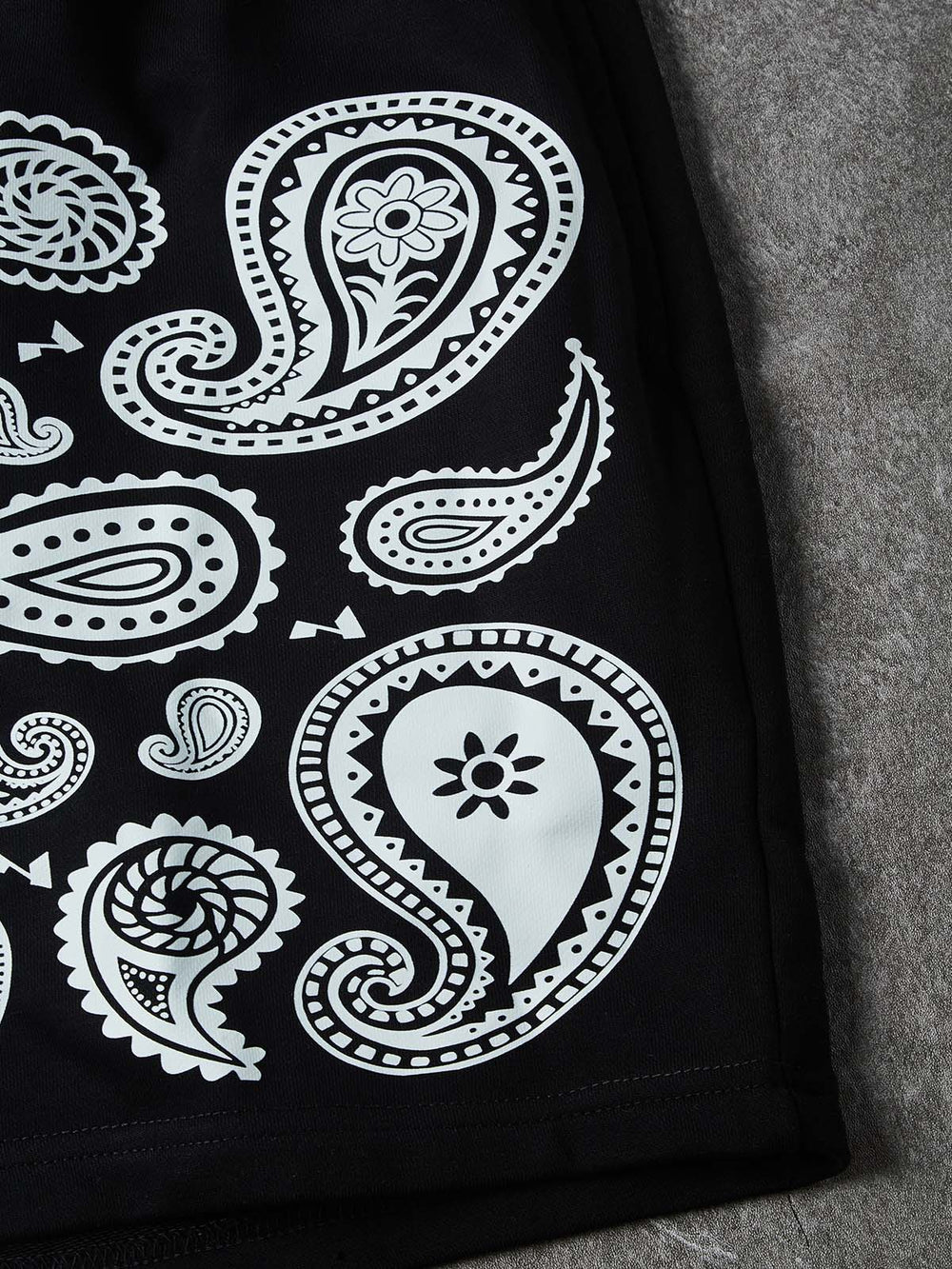 Monochrome Bandana Unisex Şort