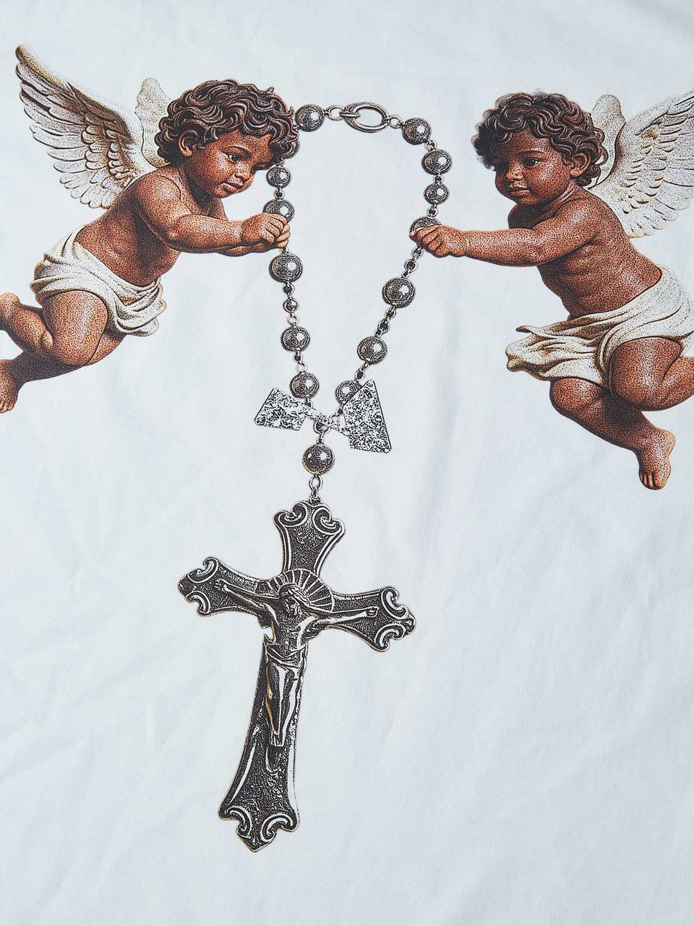 Cherub Divine Faith Beyaz Unisex Tişört