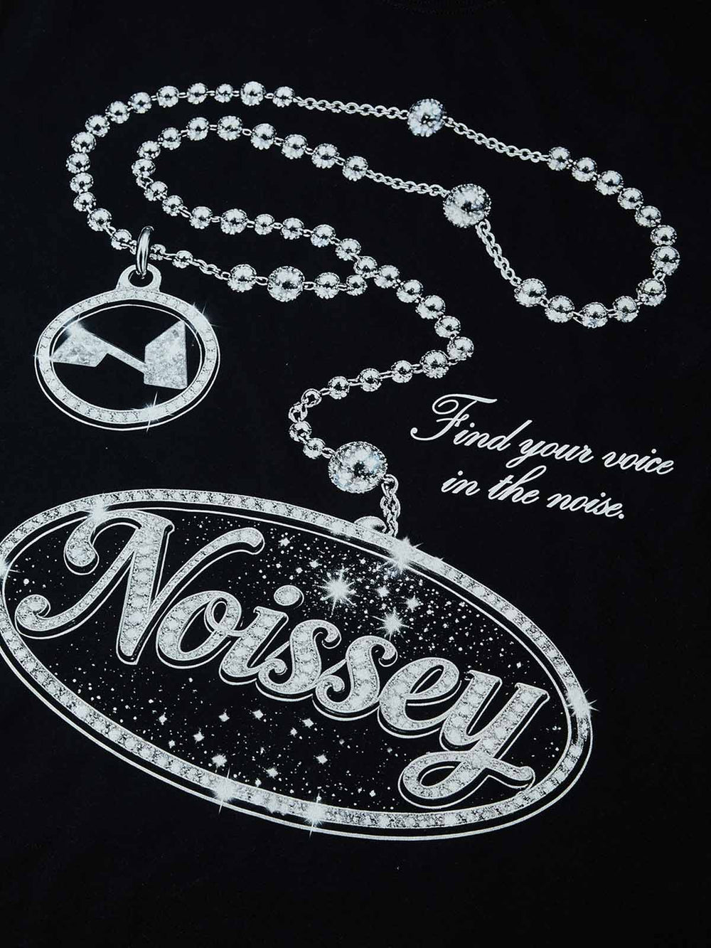 Diamond Chain Archive Siyah Unisex Tişört