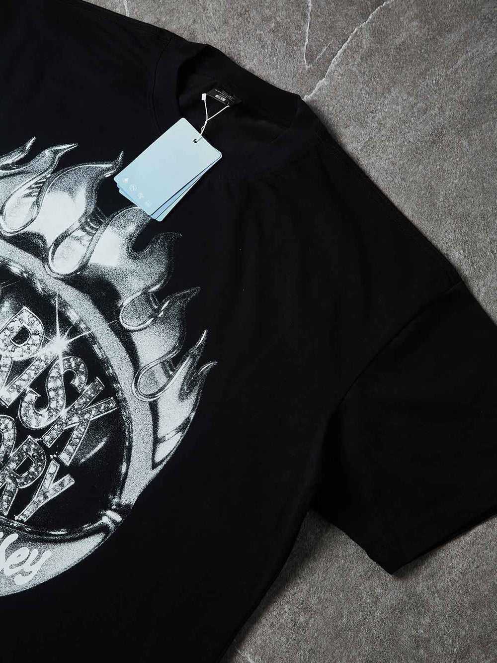 Metal Flame Siyah Unisex Tişört