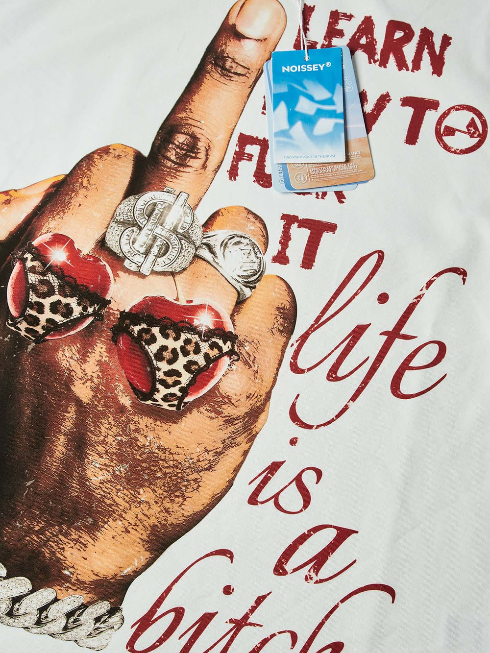 Life is a Bitch Beyaz Unisex Tişört