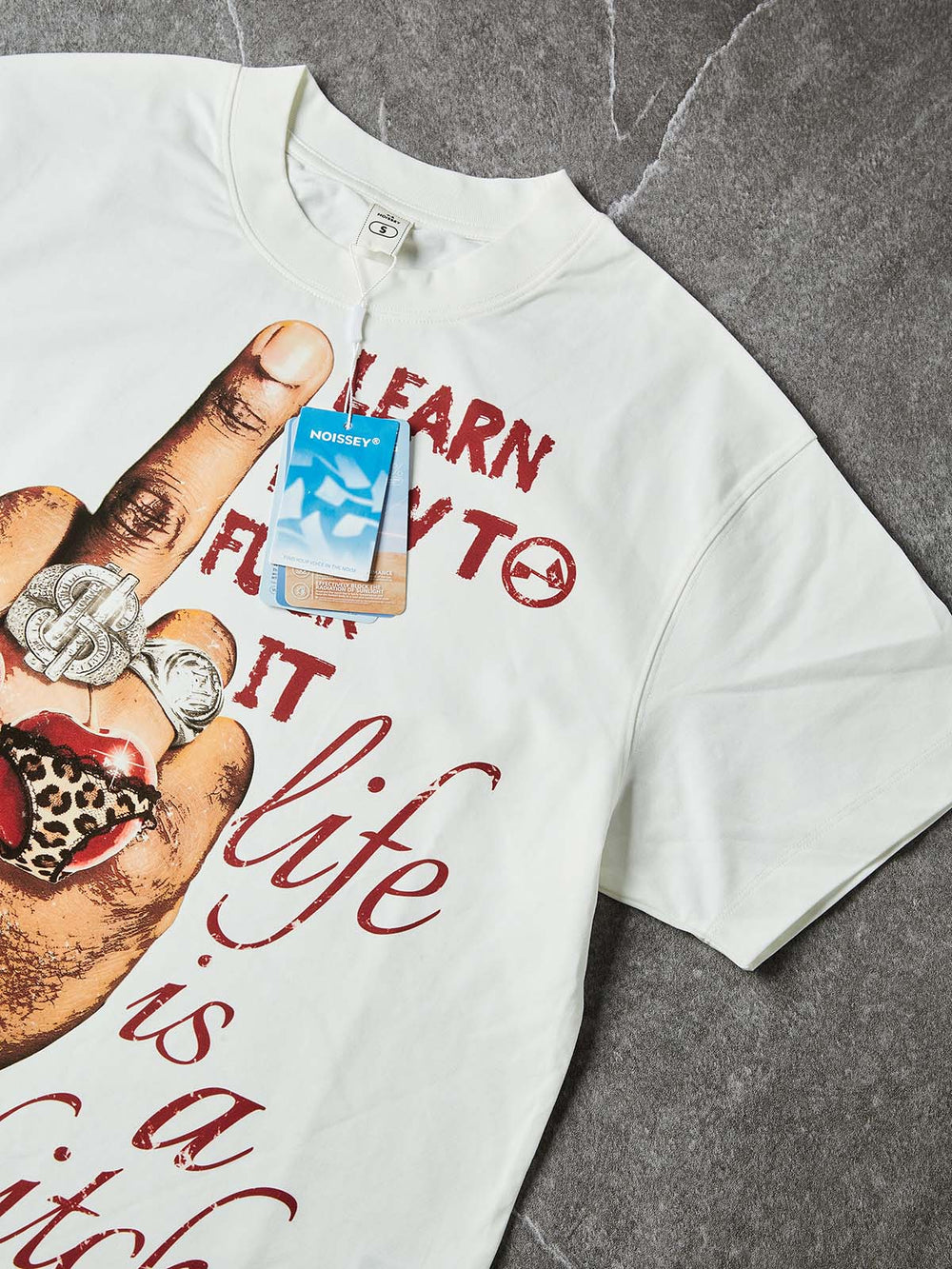 Life is a Bitch Beyaz Unisex Tişört