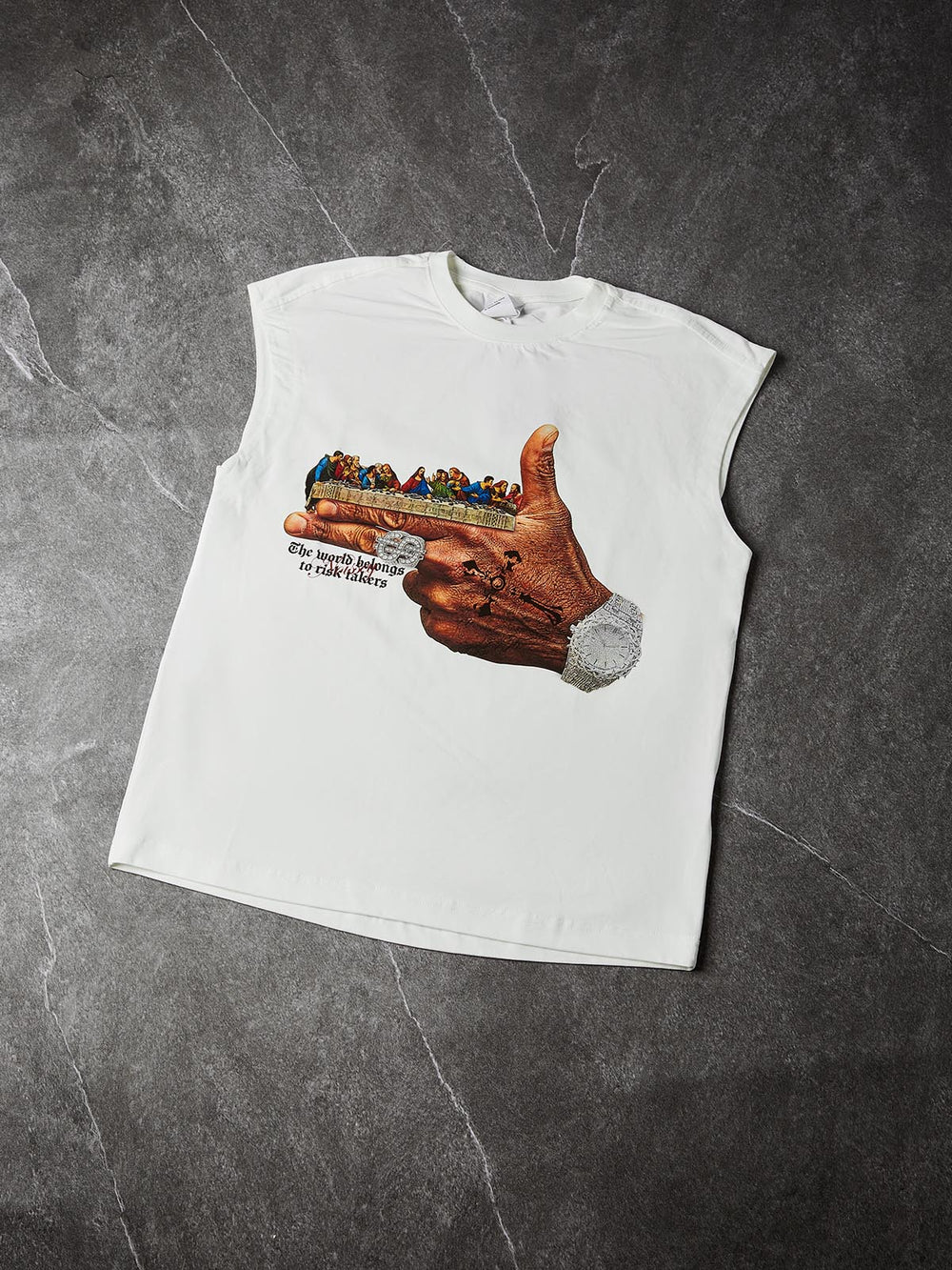 Risk Takers Kırık Beyaz Unisex Atlet