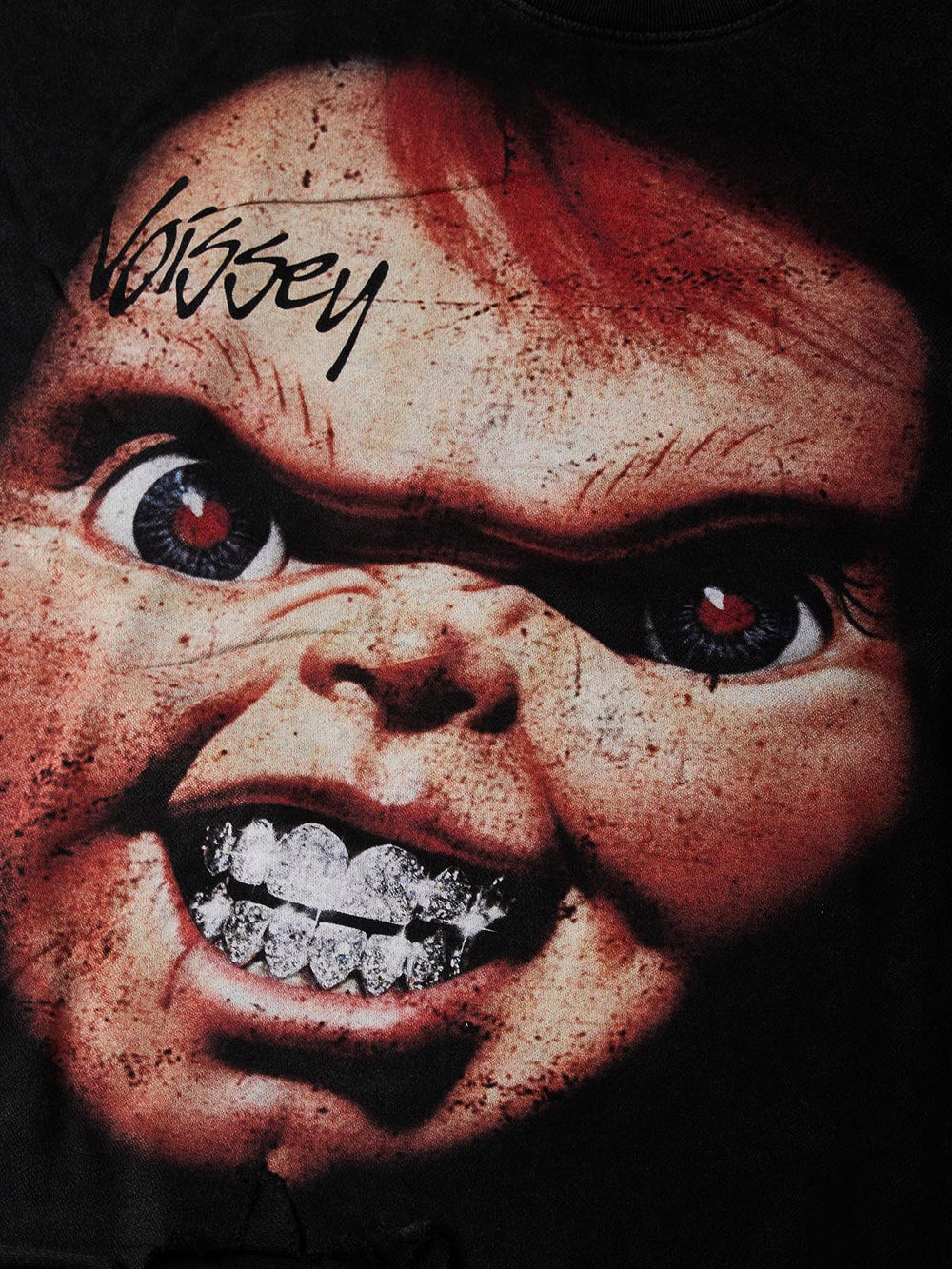 Vintage Chucky Siyah Unisex Tişört